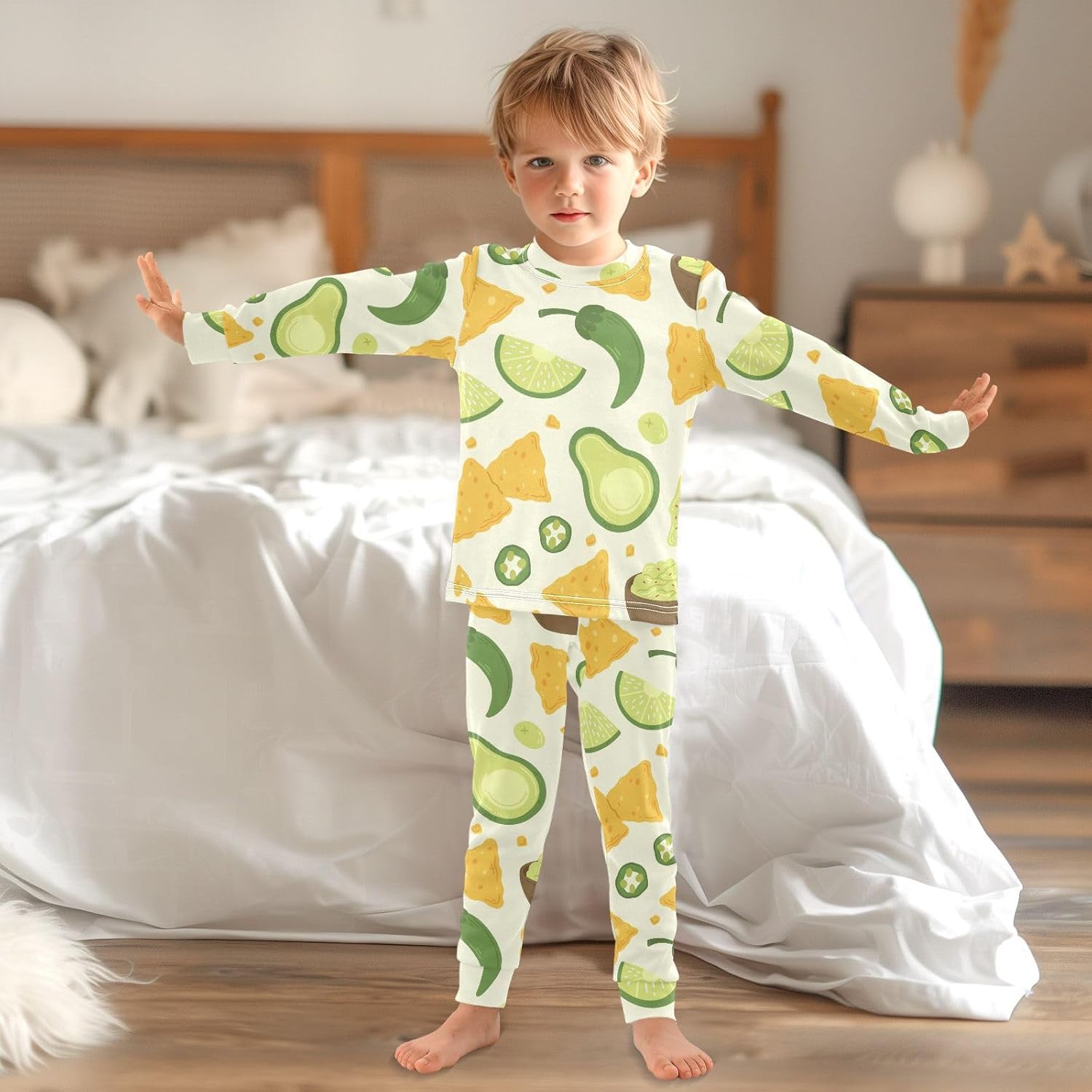 Comfortable Long Sleeve Pajama Set for Kids