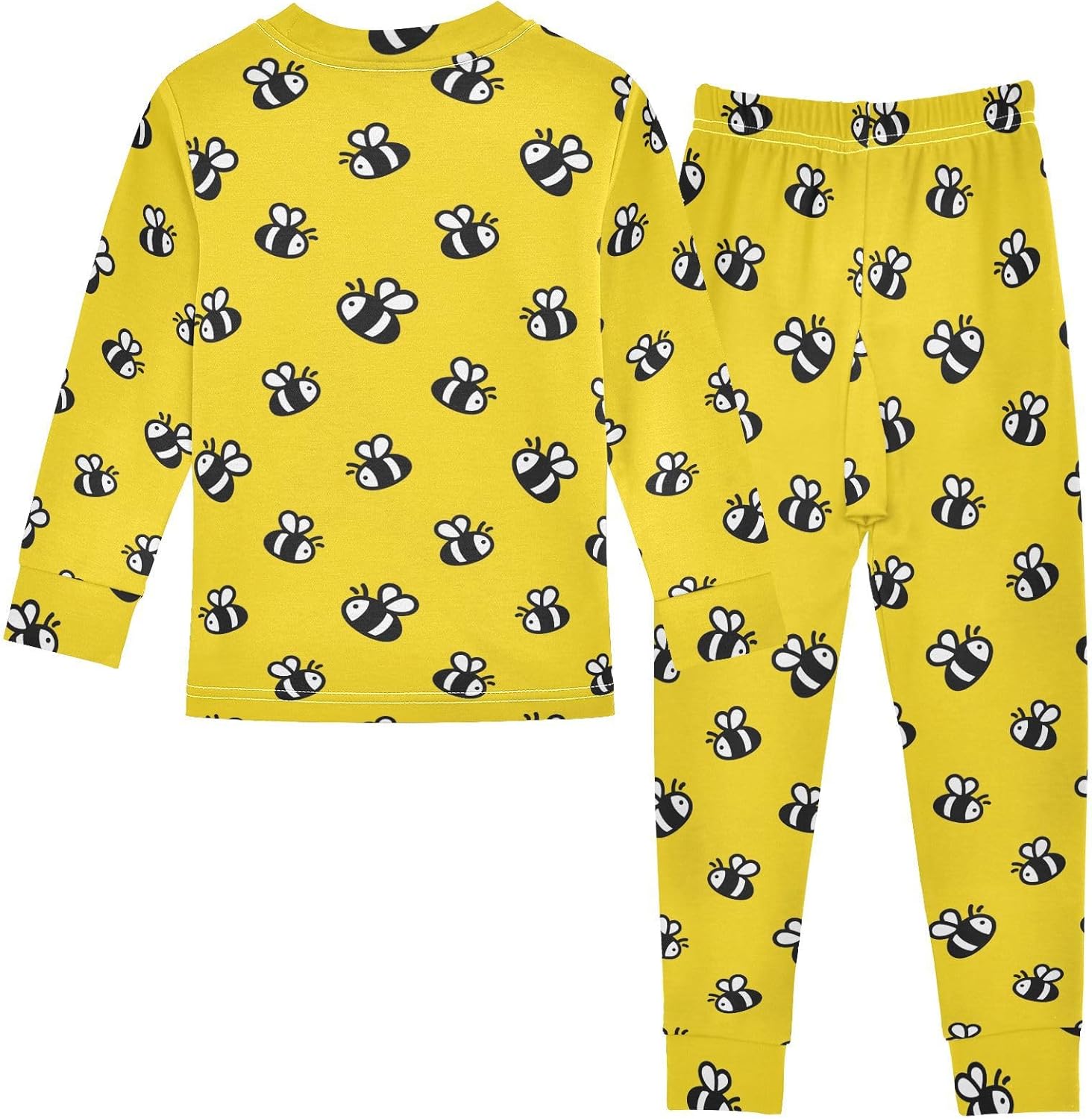 WIFIU Pajama Set Long Sleeve 2 Piece for Kids 18M-8Y