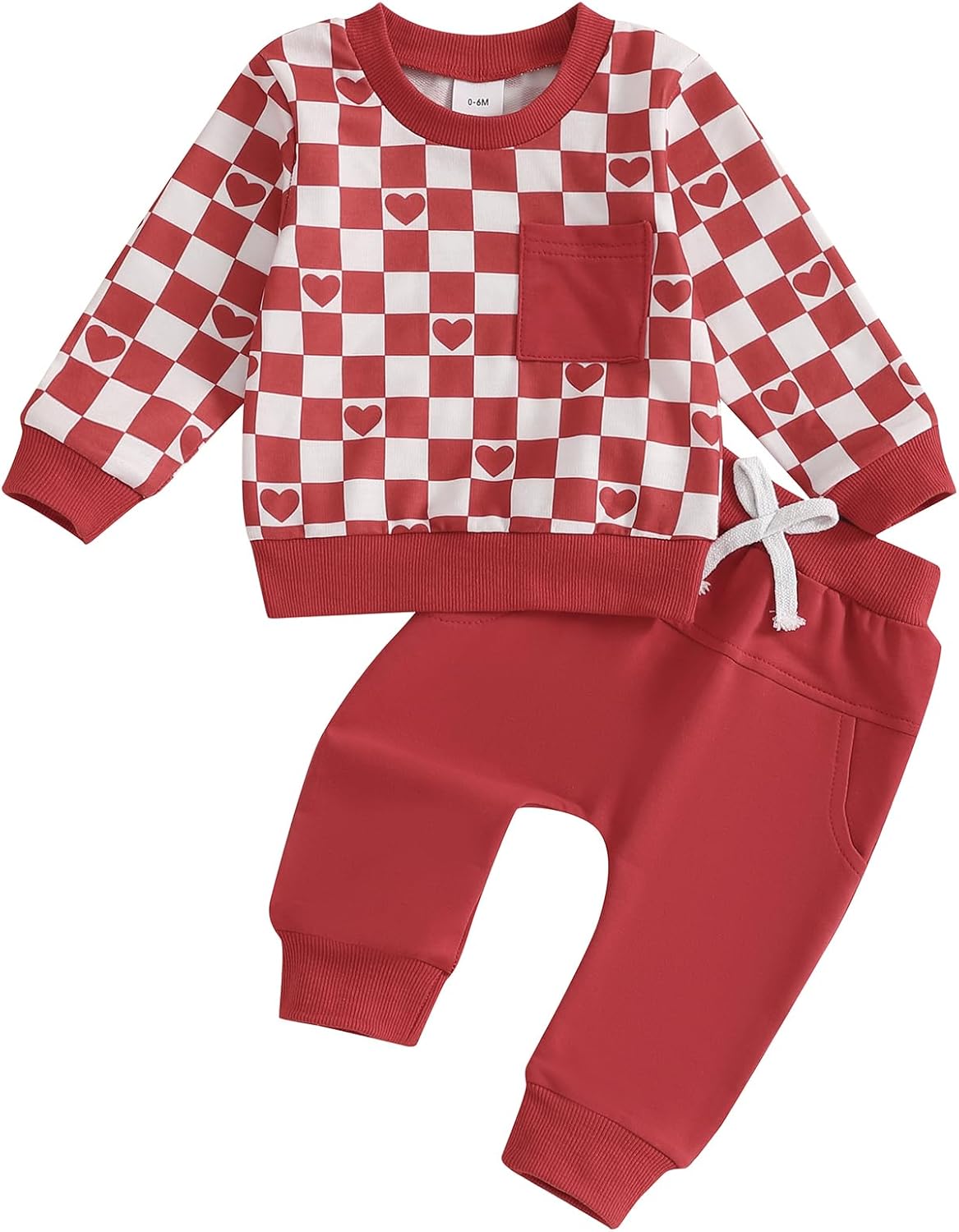 Valentines Heart Baby Boy Outfit