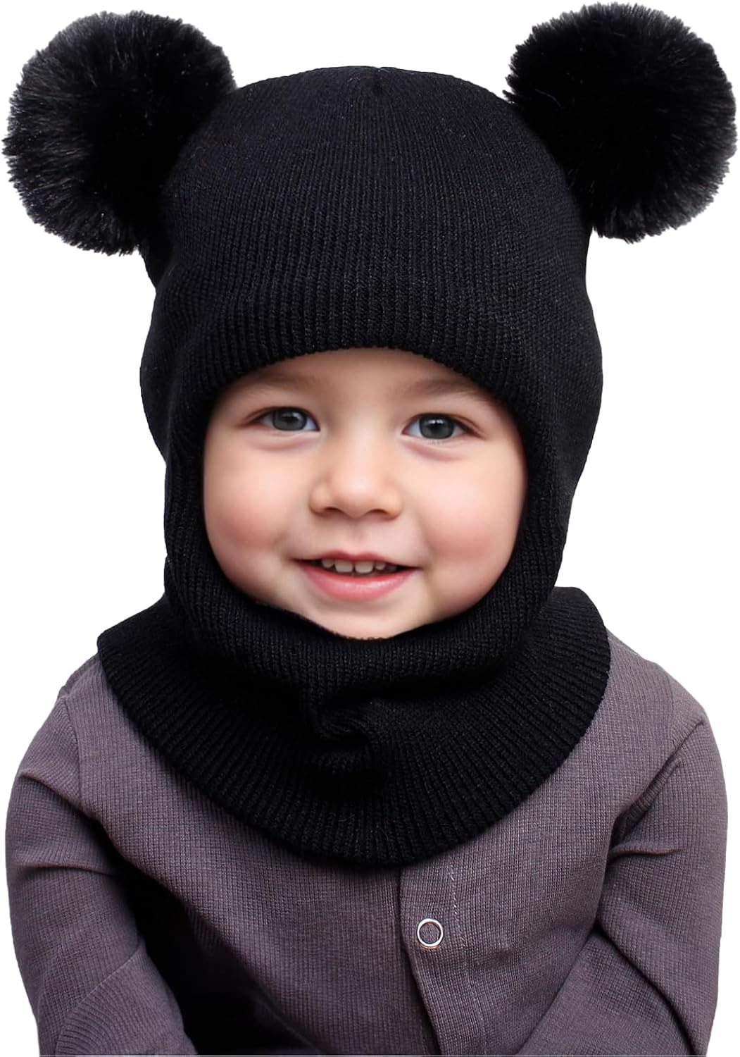 ENBAOHUI Baby Winter Hat Scarf Soft Warm for Kids