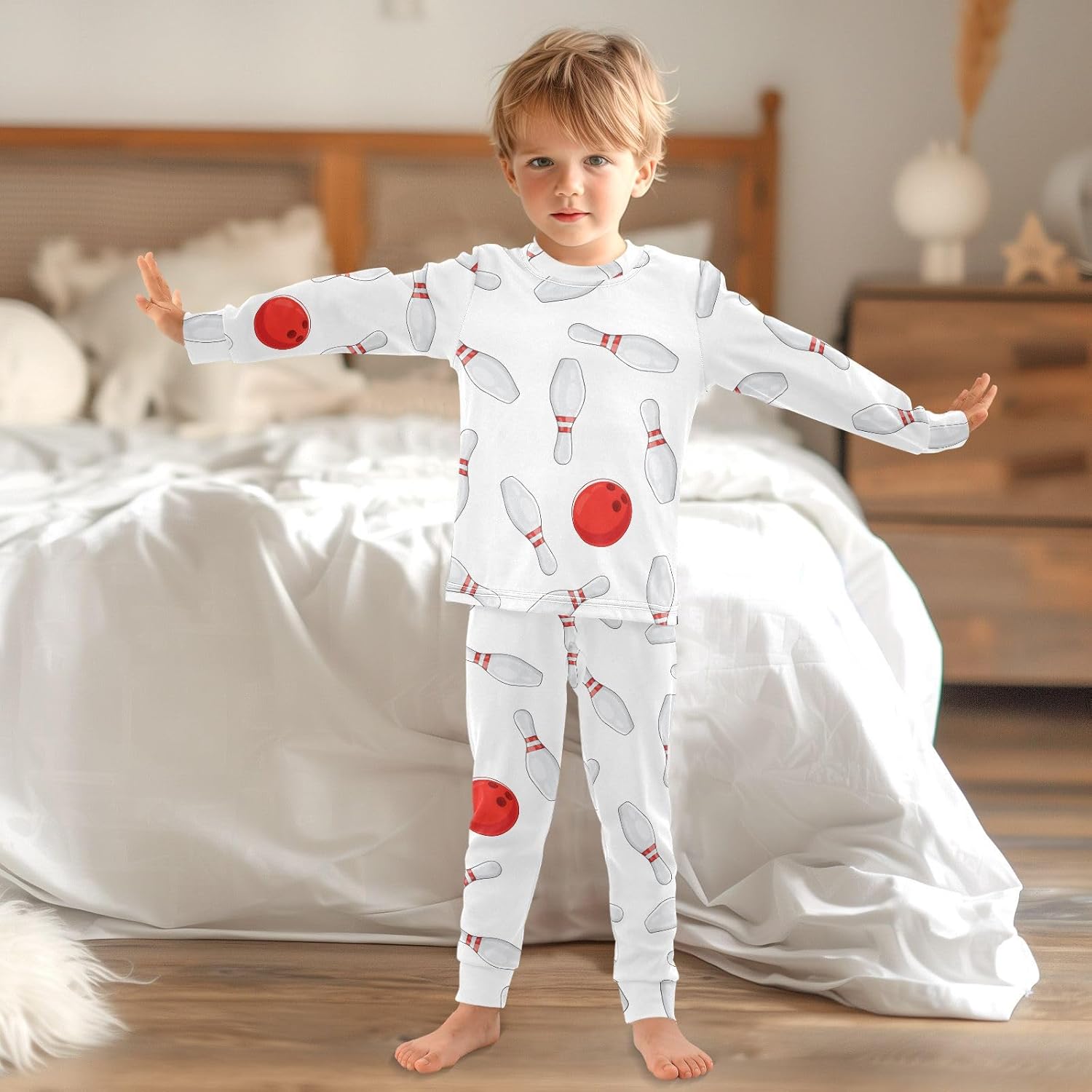 Soft Cotton Pajama Sets Long Sleeve Sleepwear for Girls