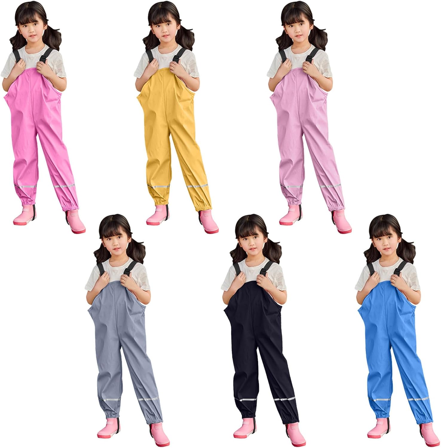 Generic Puddle-Dry Rain B jackets Kids Overalls Mud Pants