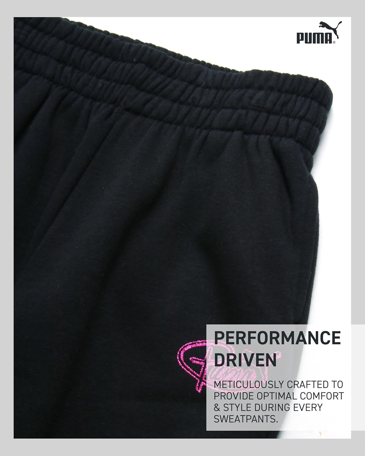 PUMA Girls Trendy Jogger Pants