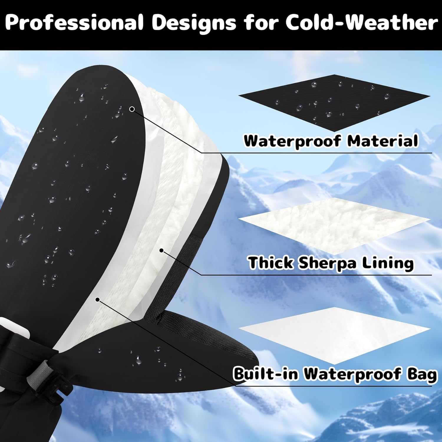 Olreco Toddler Winter Gloves