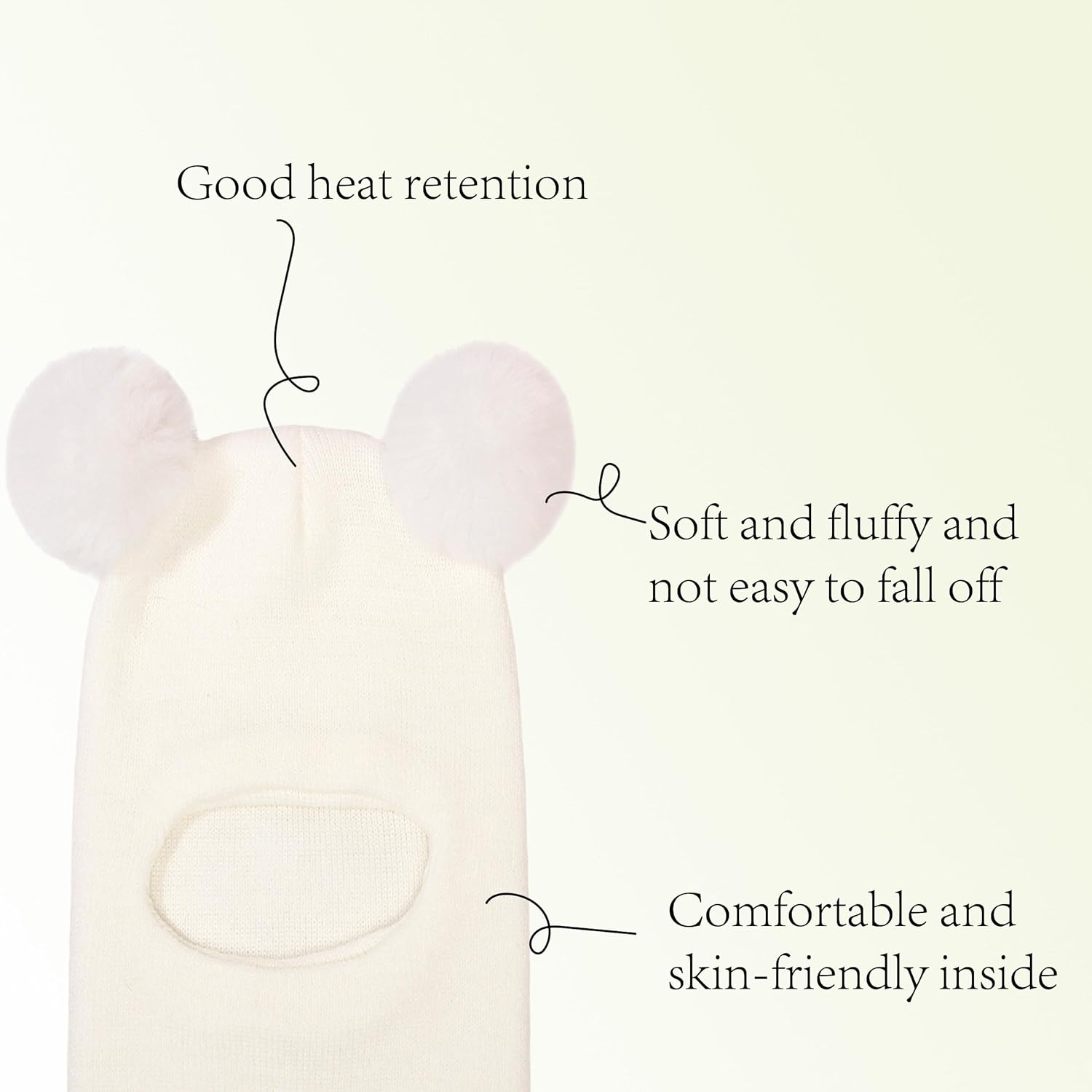 ENBAOHUI Baby Winter Hat Scarf Soft Warm for Kids
