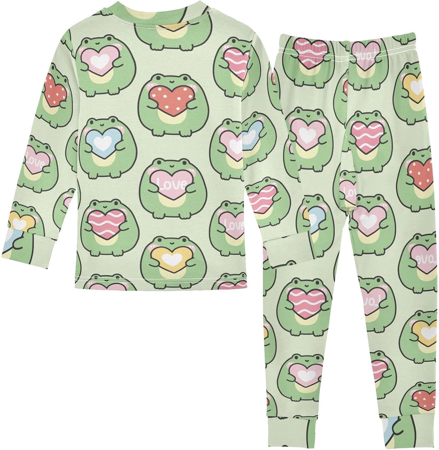 WIFIU Pajama Set for Kids 18M-8Y Soft Cotton 2 Piece