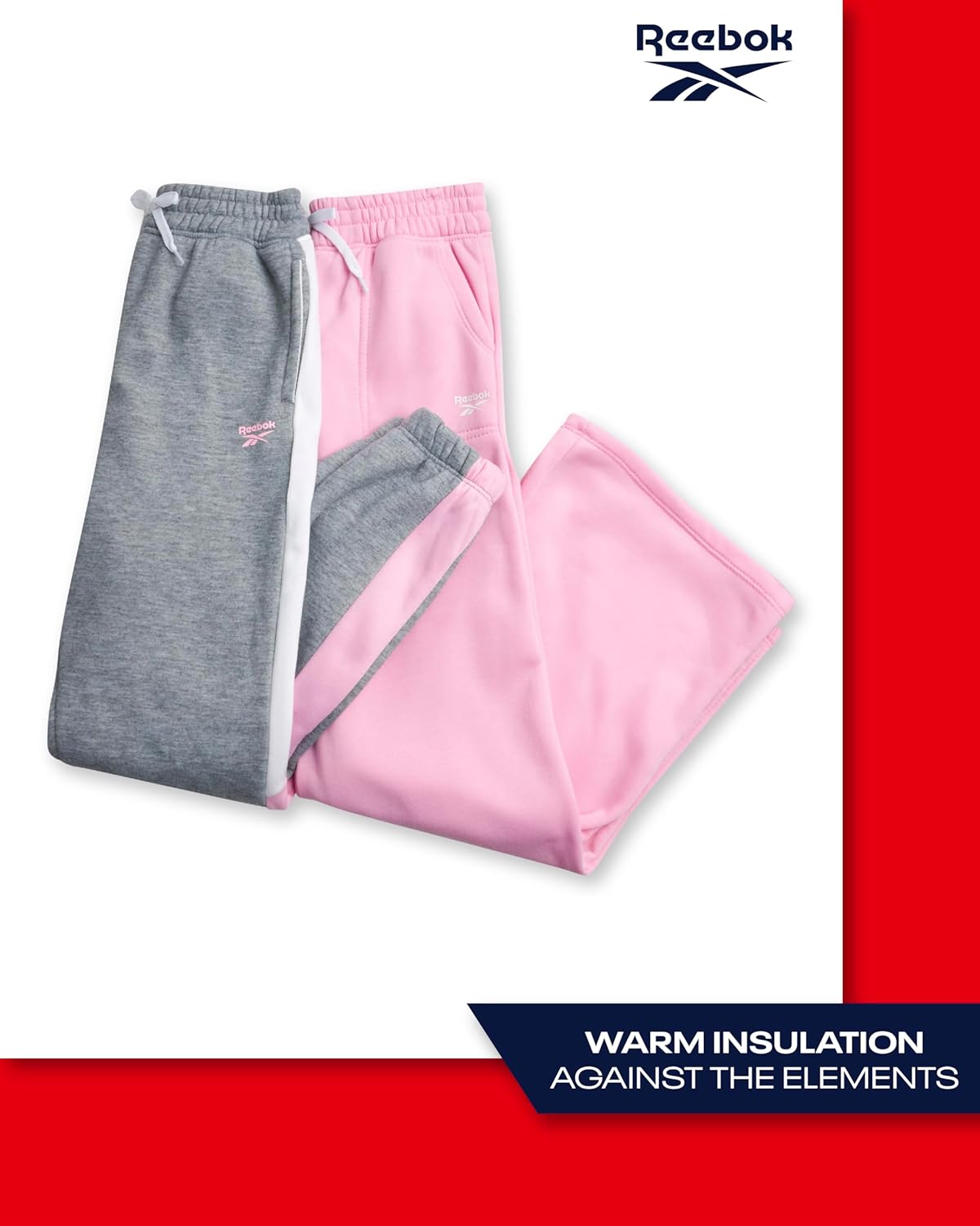 Reebok Girls Sweatpants - 2 Pack