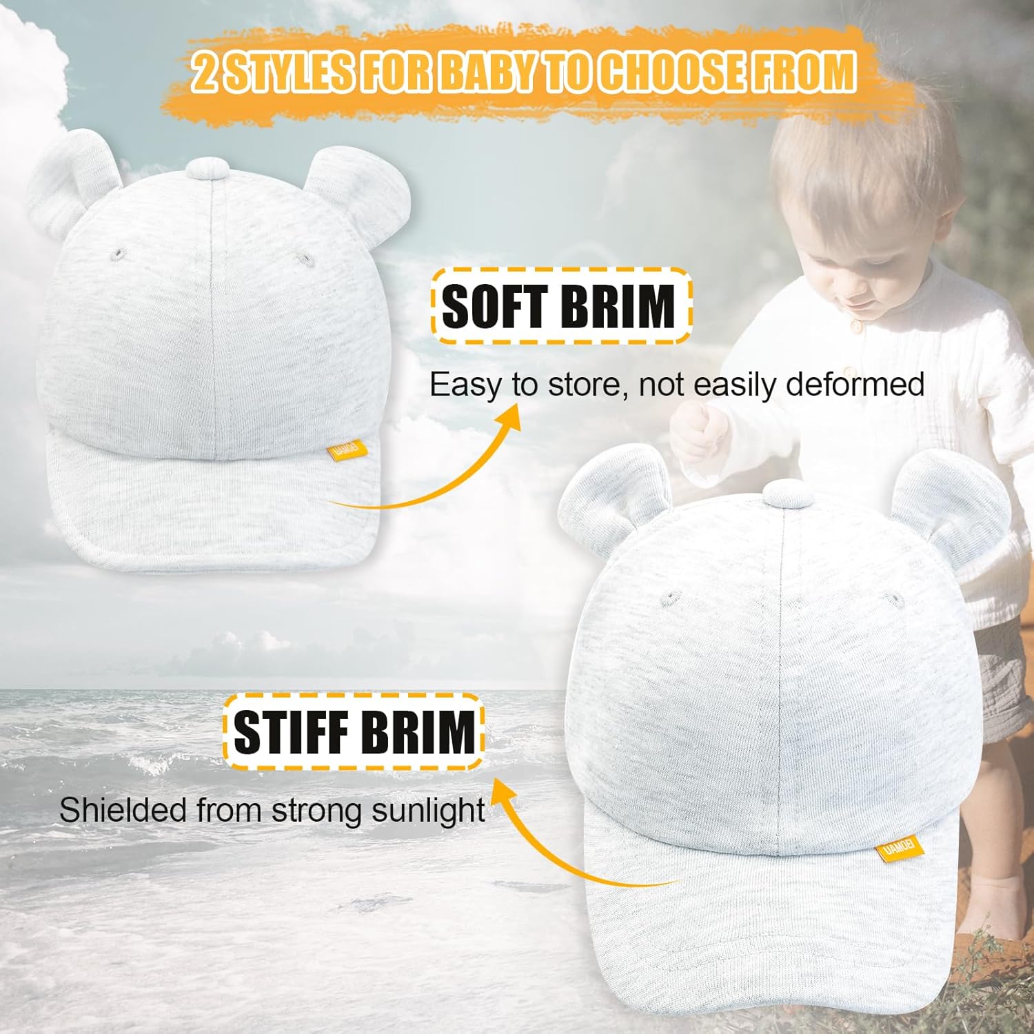 UAMOEI Toddler Baseball Cap