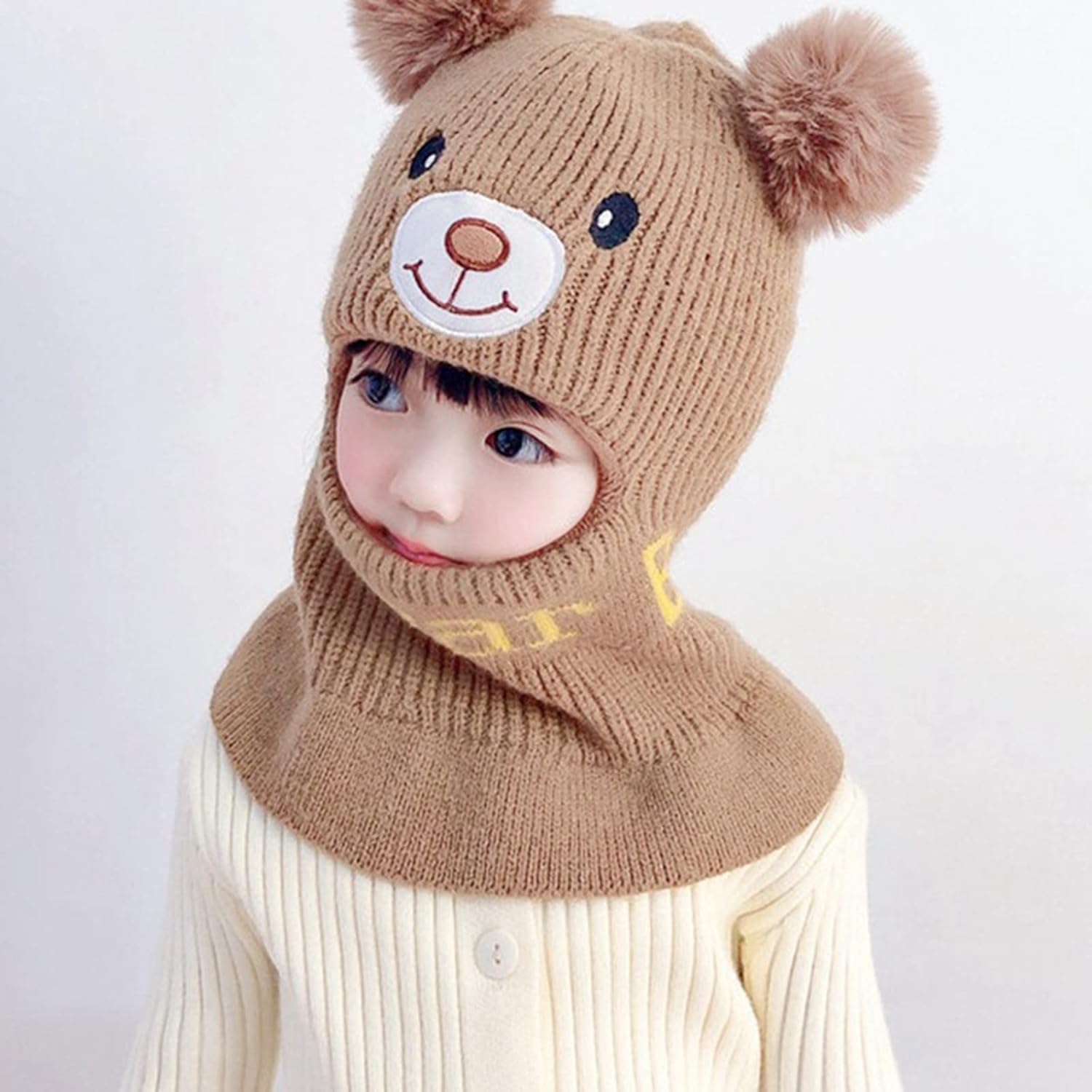 Winter Knitted Hat Scarf Set for Toddlers and Infants 1