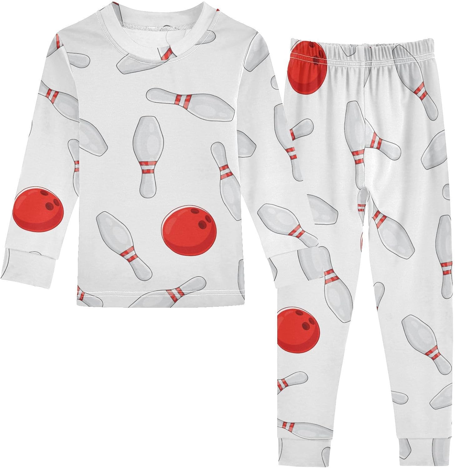Soft Cotton Pajama Sets Long Sleeve Sleepwear for Girls