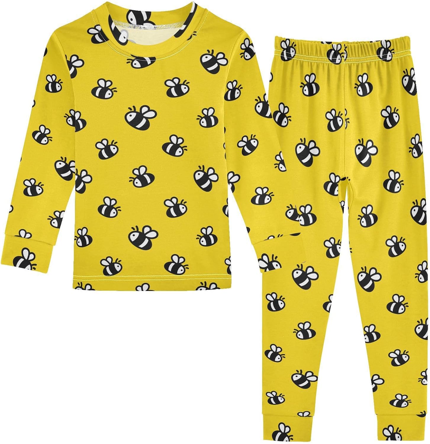 WIFIU Pajama Set Long Sleeve 2 Piece for Kids 18M-8Y
