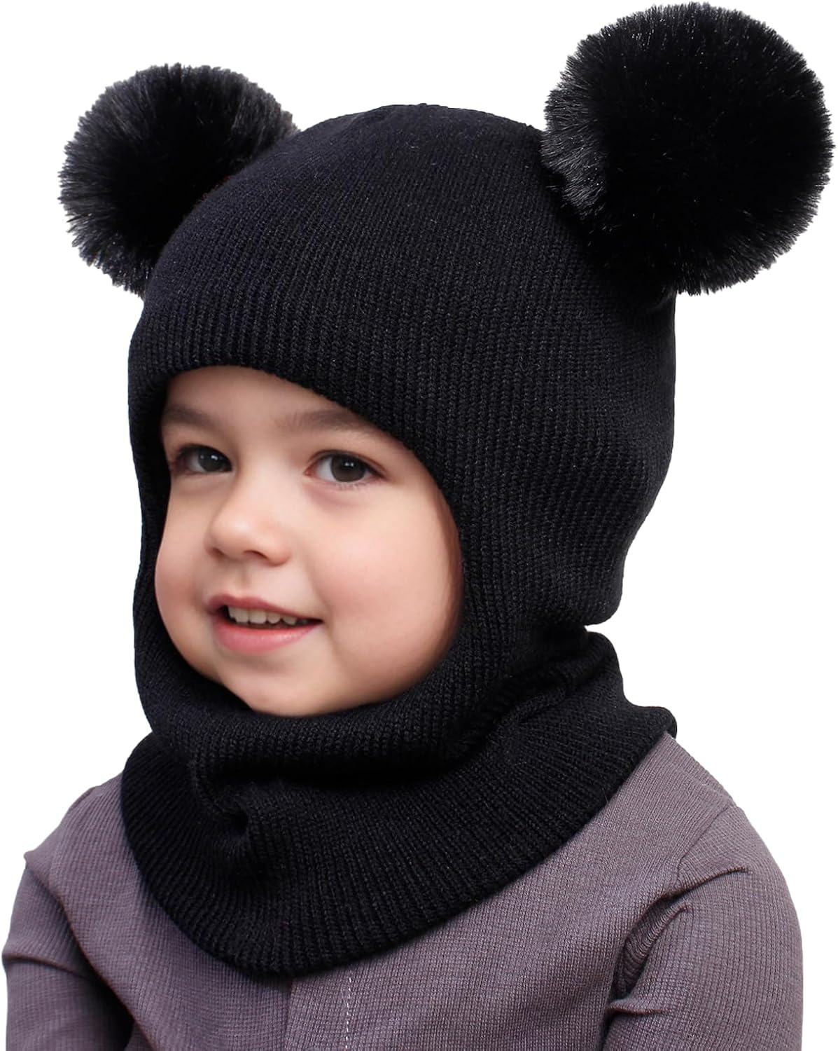 ENBAOHUI Baby Winter Hat Scarf Soft Warm for Kids