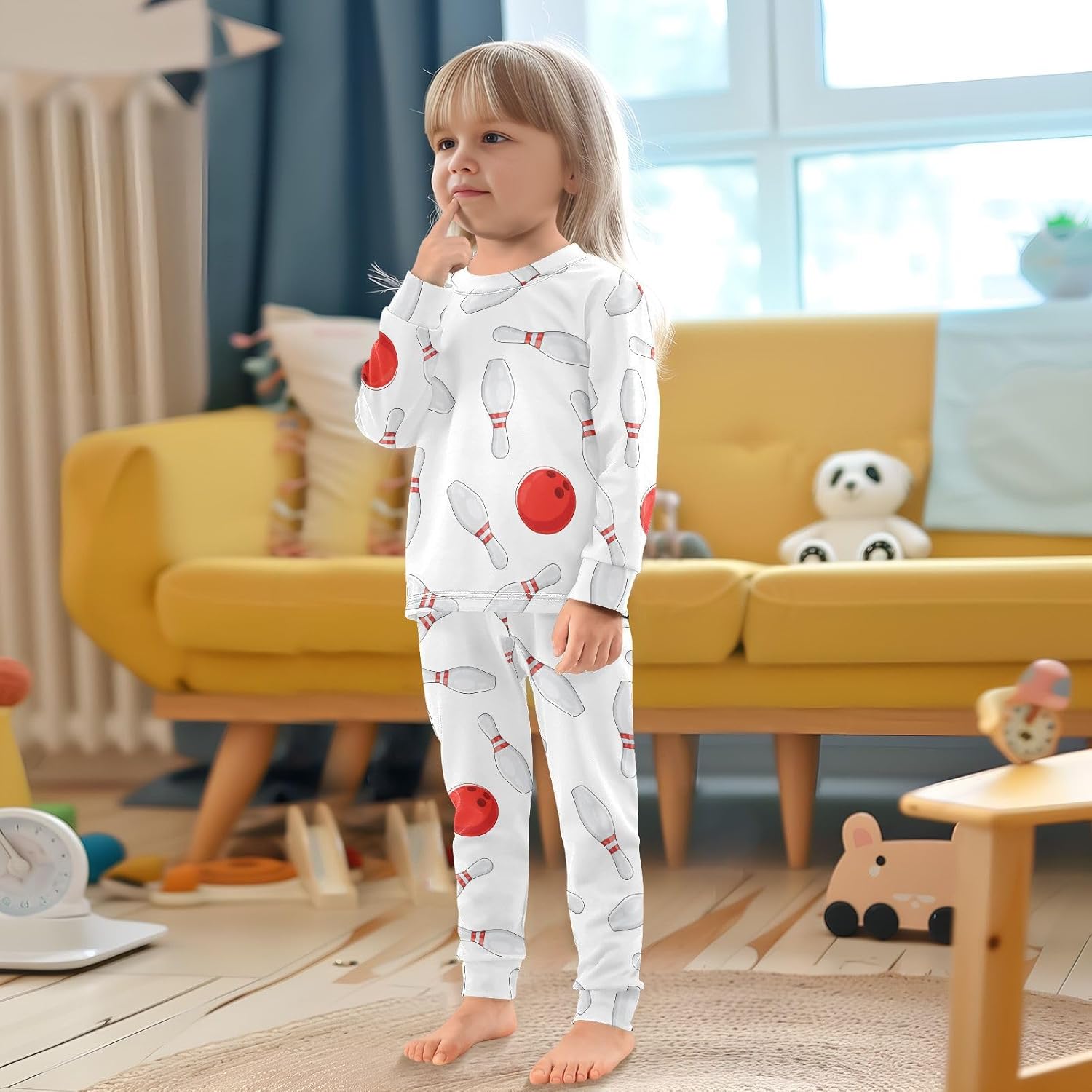 Soft Cotton Pajama Sets Long Sleeve Sleepwear for Girls