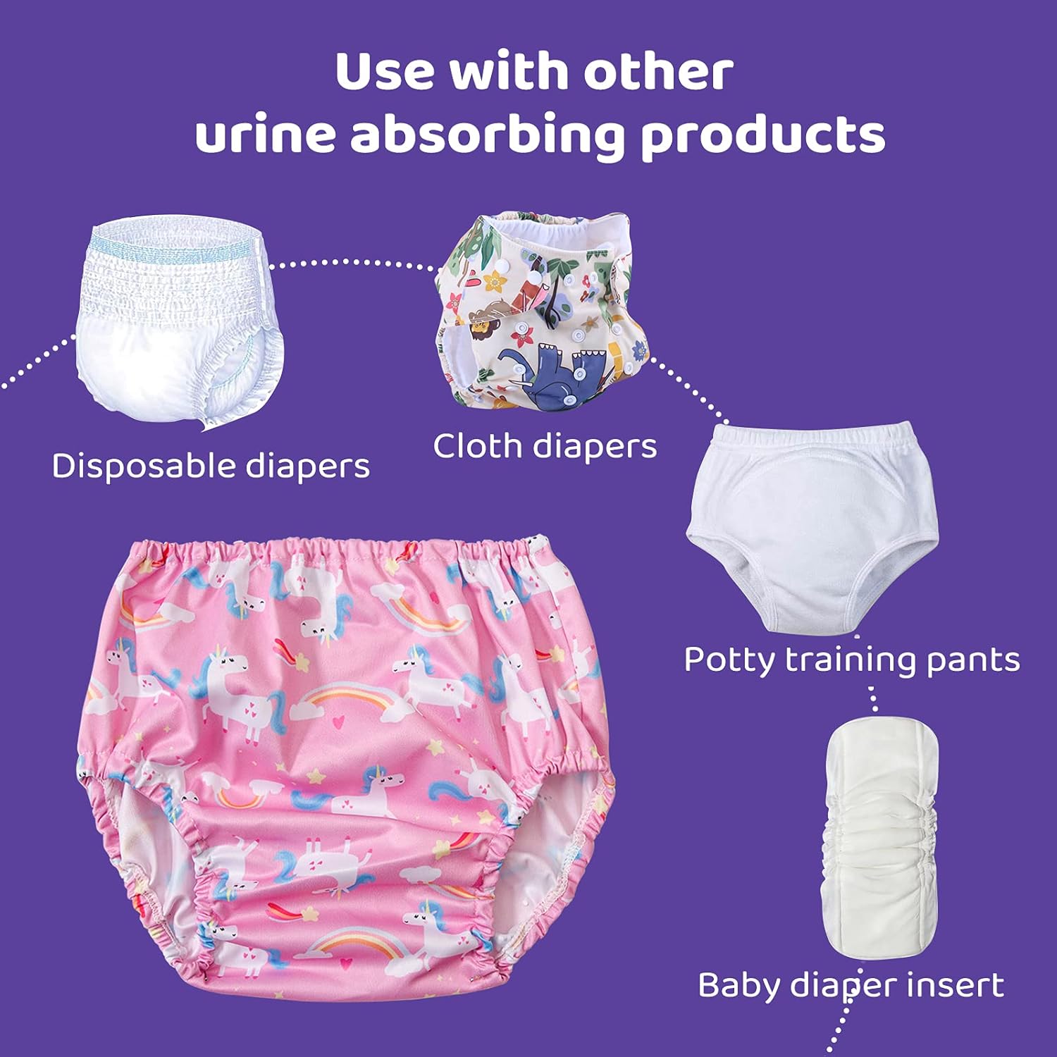 Waterproof Diaper Covers for Girls