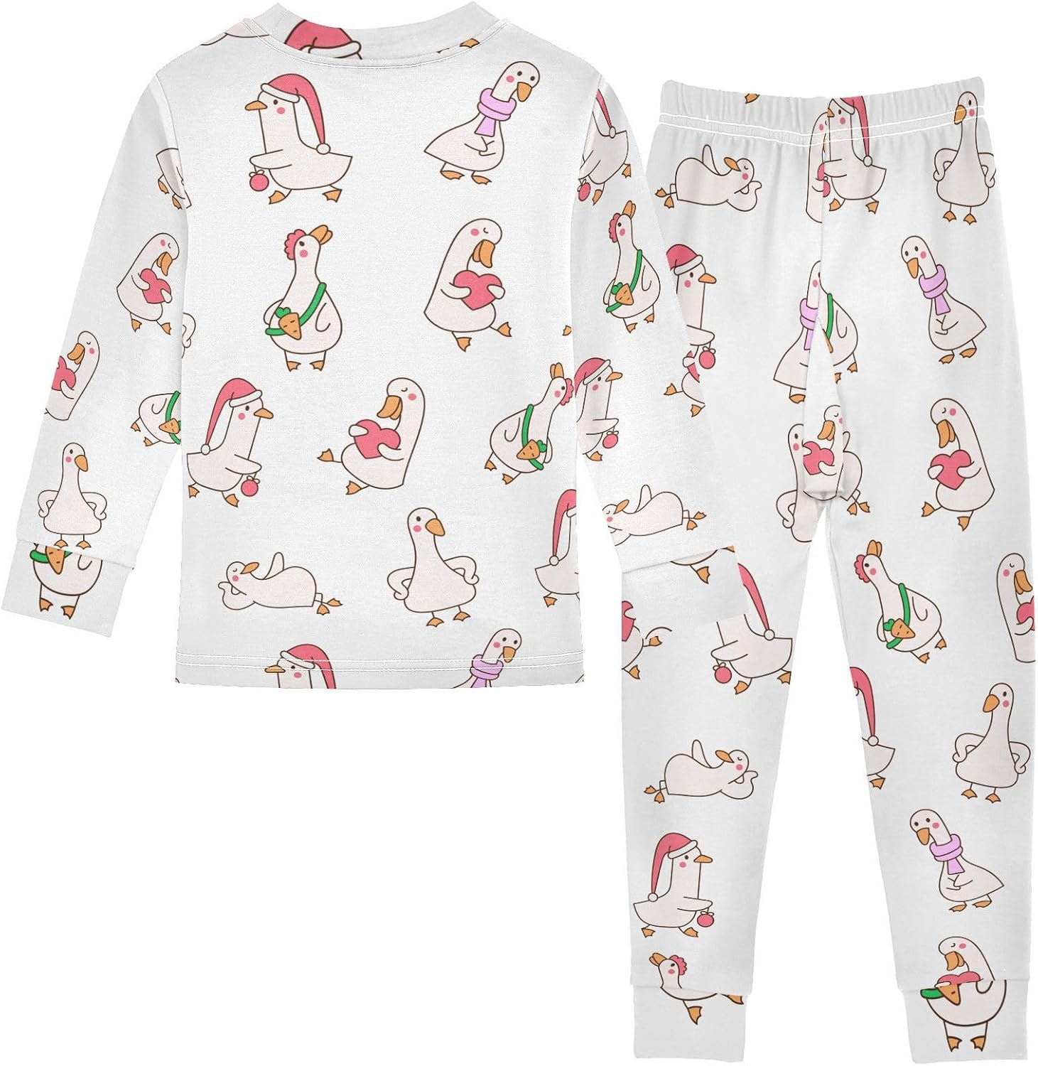 WIFIU Pajama Sets for Kids Soft Cotton Spandex Sleepwear Ages 18M-8Y