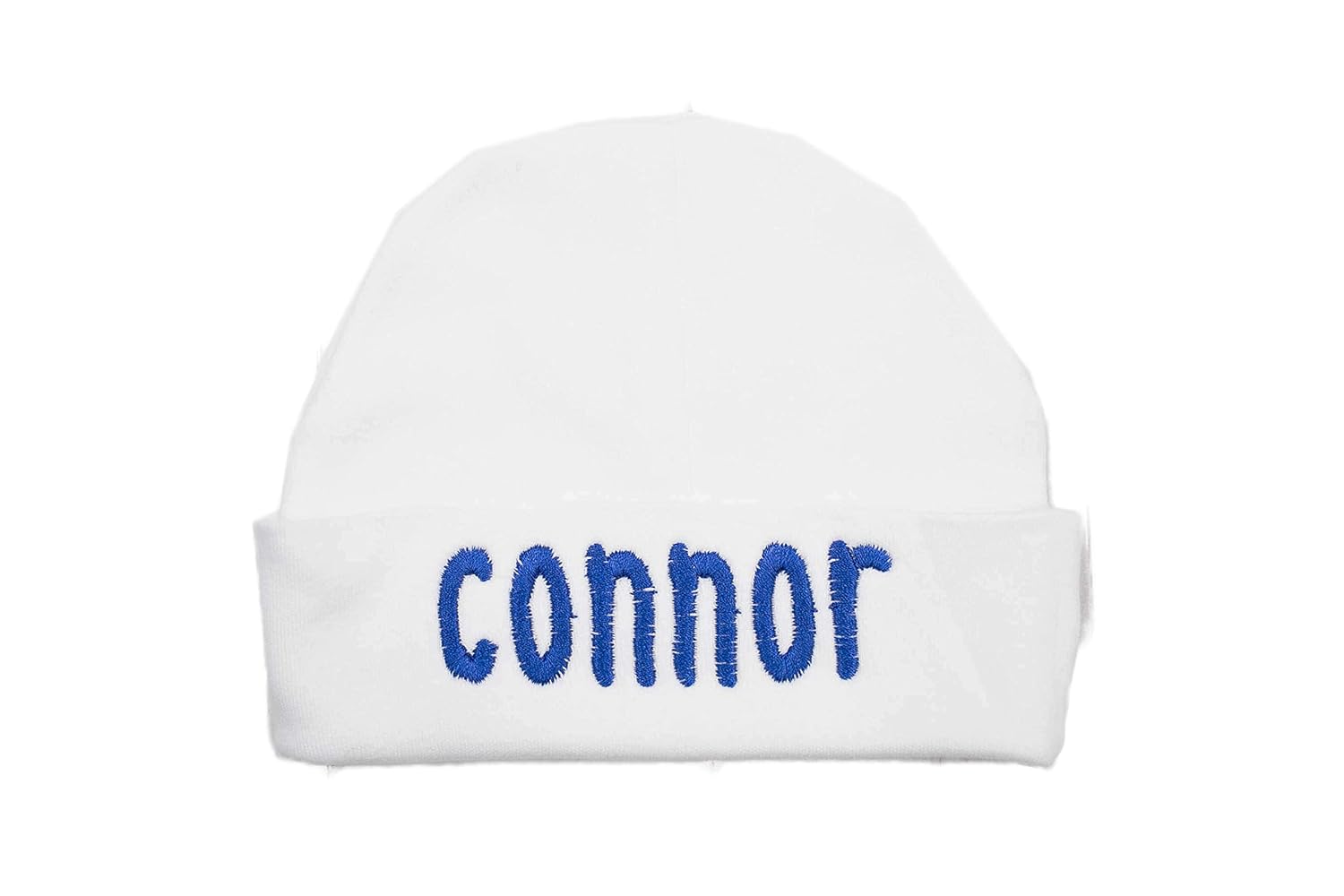 Personalized Baby Boy Beanie Hat with Monogram Coming Home