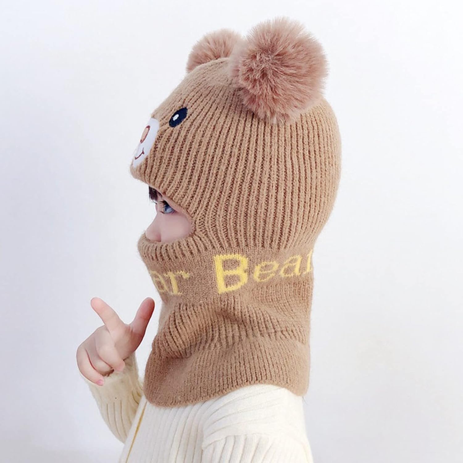 Winter Knitted Hat Scarf Set for Toddlers and Infants 1