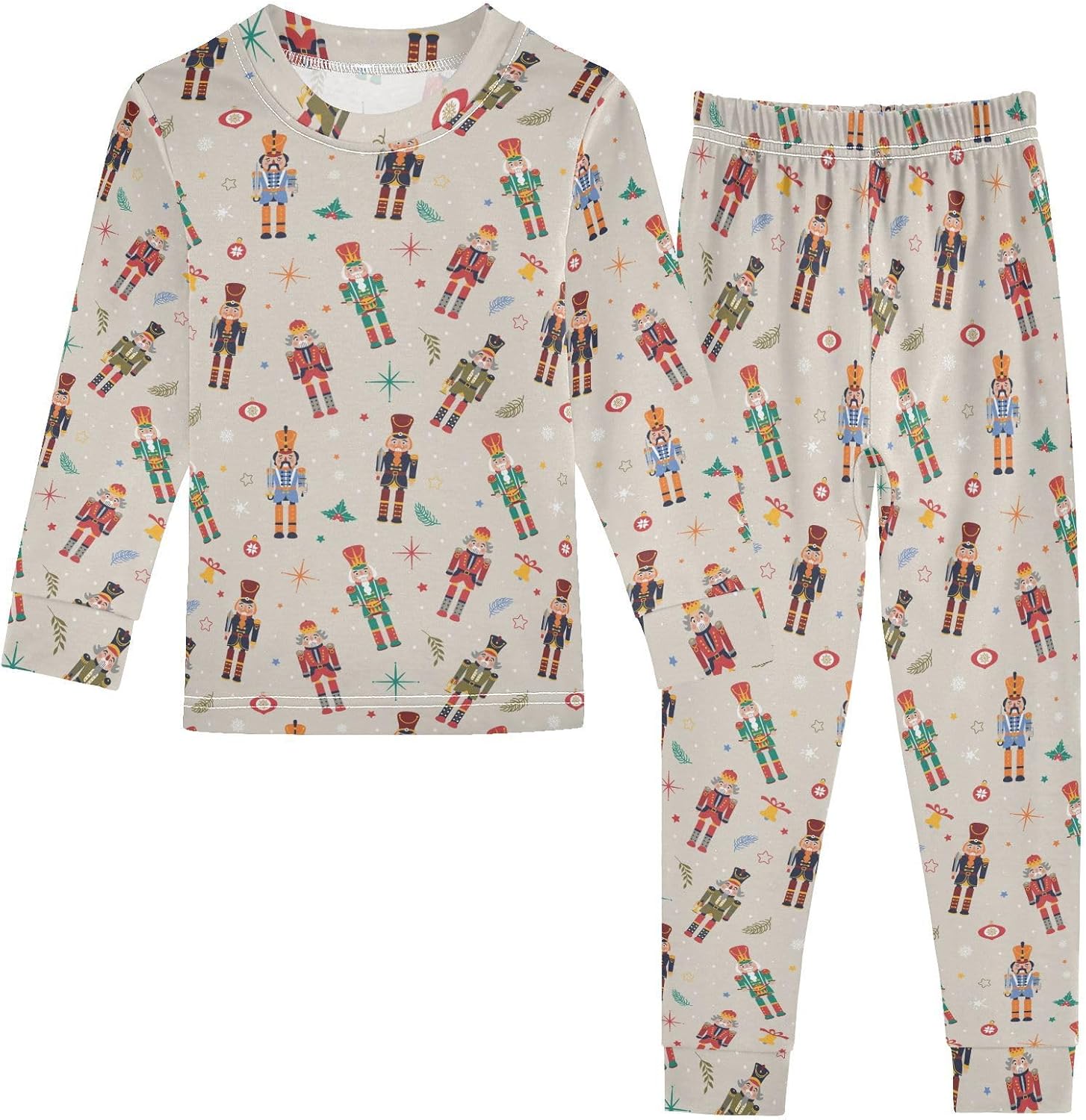 Pajama Sets Soft Cotton Spandex Sleepwear for Girls 18M-8Y