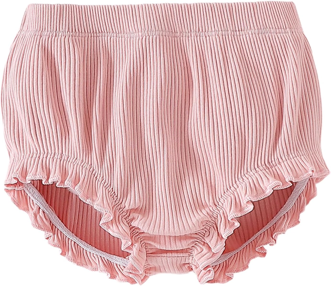SOBOWO 3-Pack Baby Girl Bloomers with Ruffles