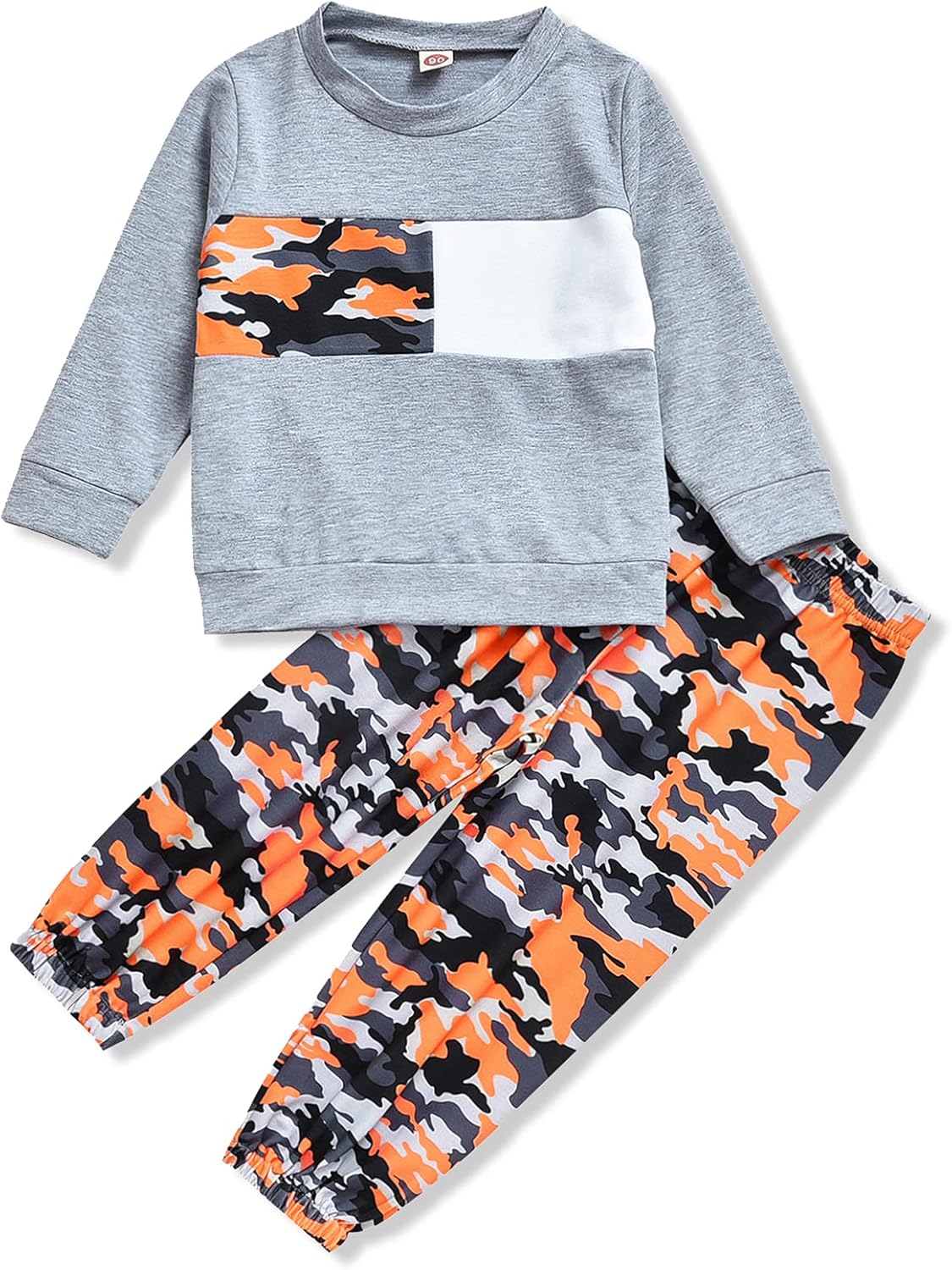 Stylish Toddler Camouflage Sweatsuit Set