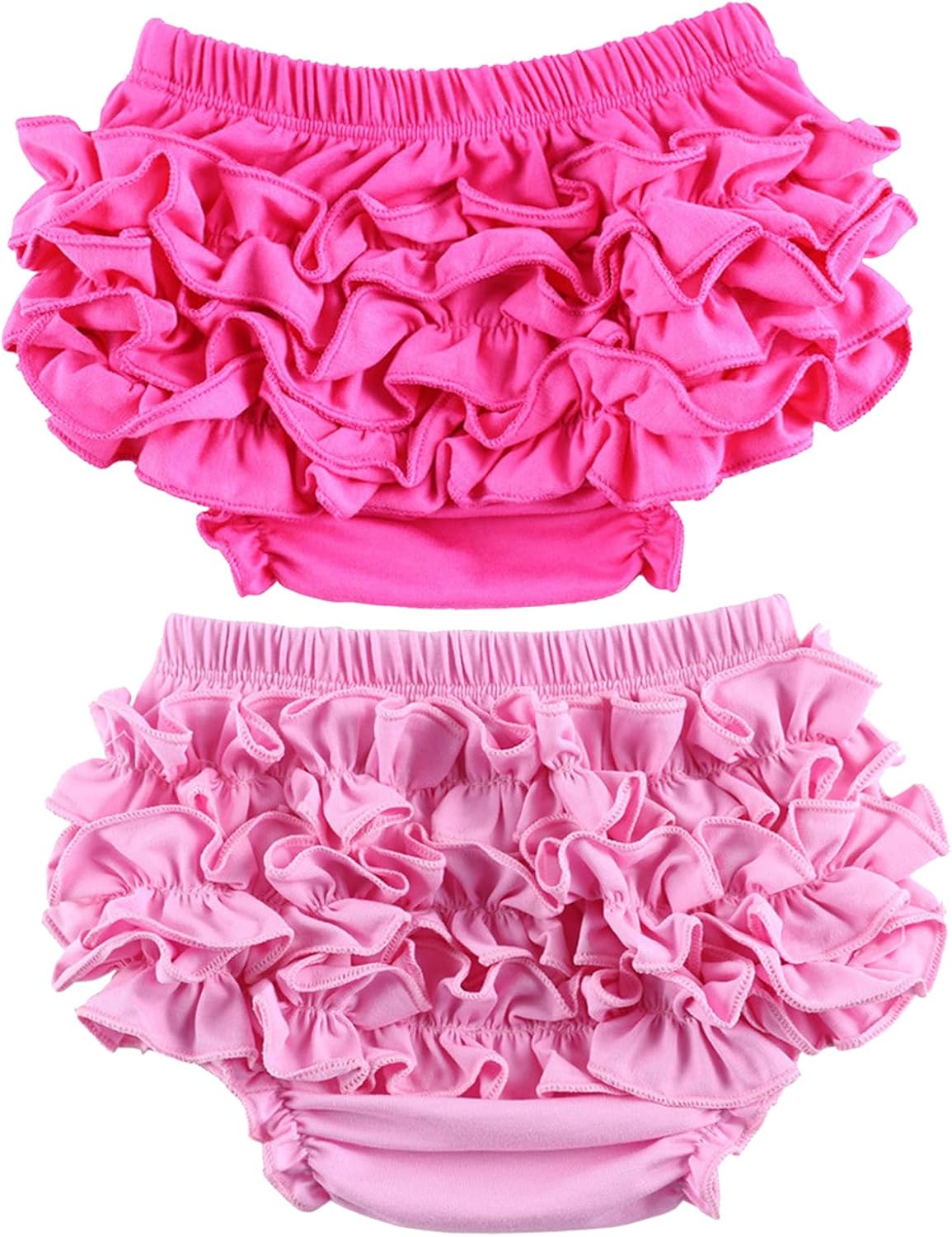 Easygou 2-Piece Ruffle Bloomers for Baby Girls Boys Casual Summer Pants