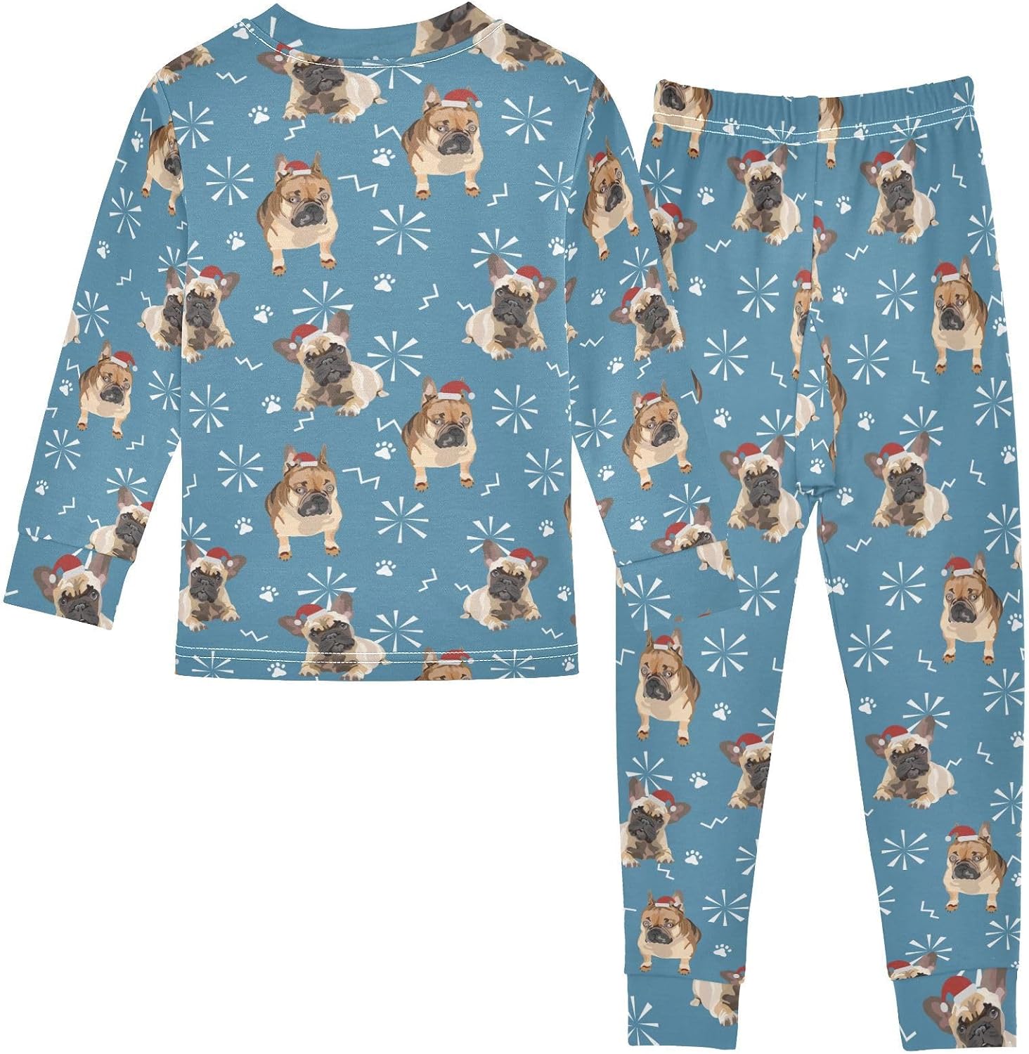 WIFIU Pajama Sets - Soft Cotton Long Sleeves Size 18M-8Y