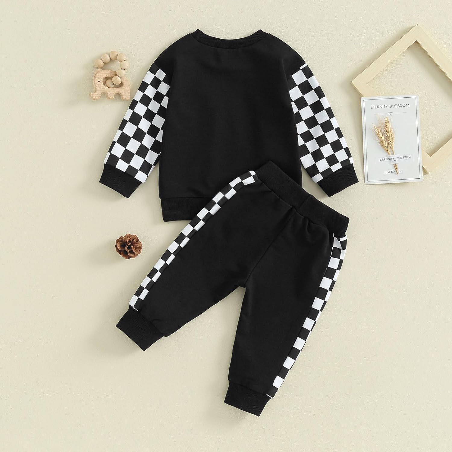 Ursobutegl Color Block Toddler Boys Outfit