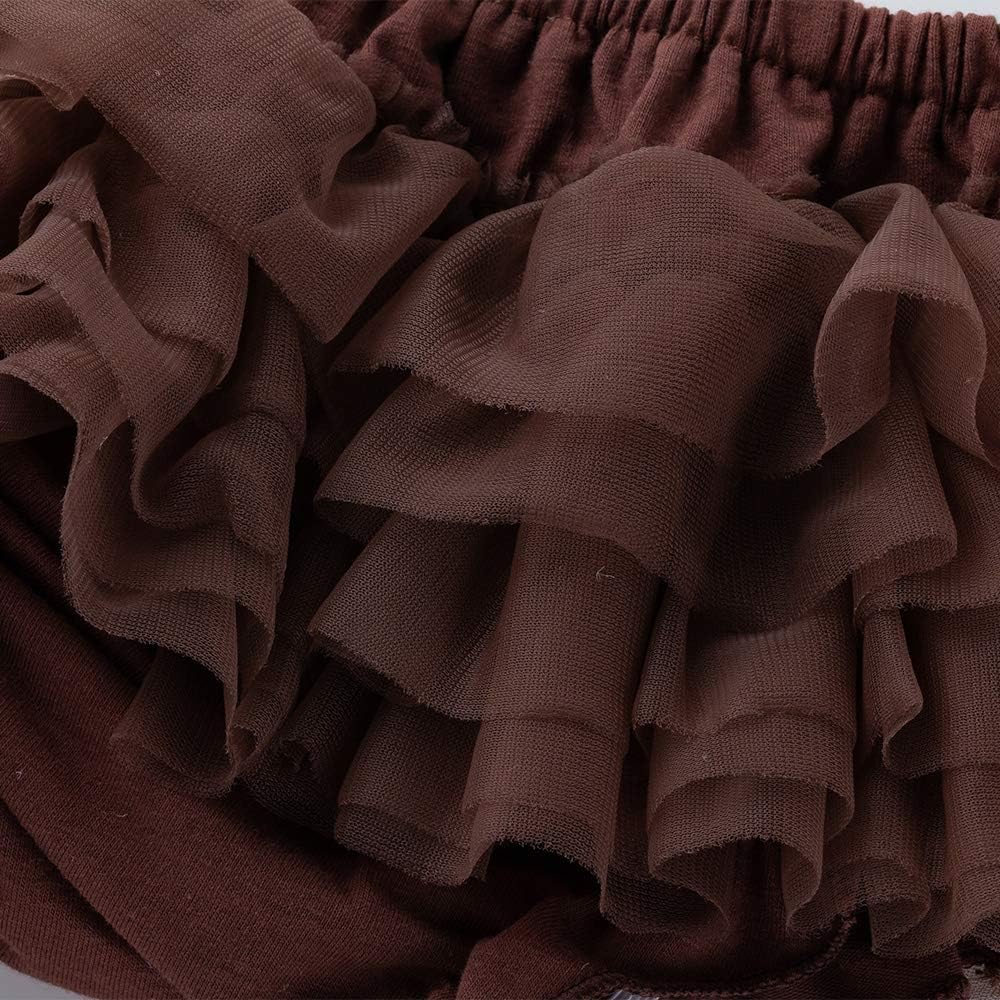 Baby Girls Tutu Bloomers Cotton Tulle Diaper Covers with Bow 0-24 Months