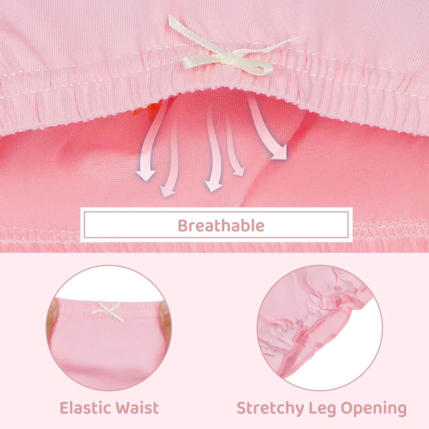 4Pcs Ruffle Cute Cotton Baby Diaper Travel Bloomers