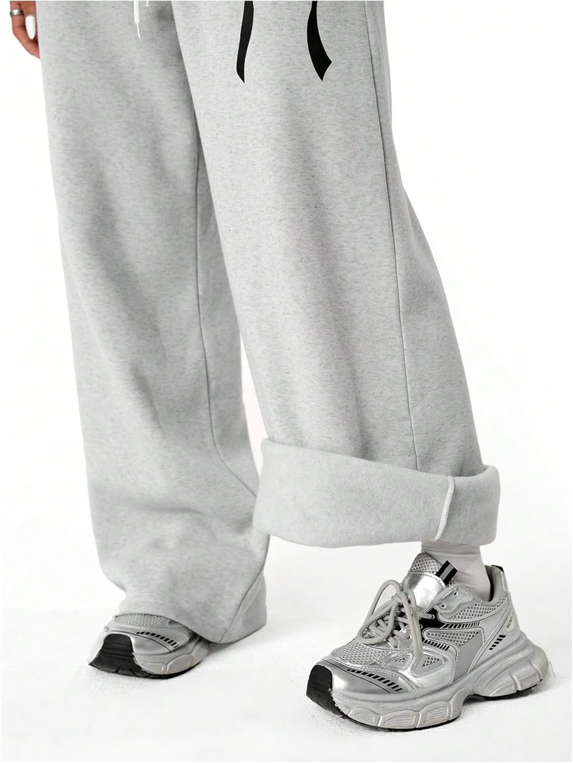 Verdusa Girls Bowknot Baggy Sweatpants