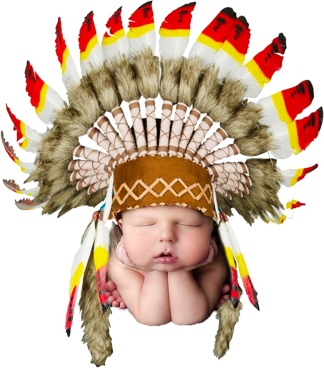 The World of Feathers K20 Indian Style Baby Hat