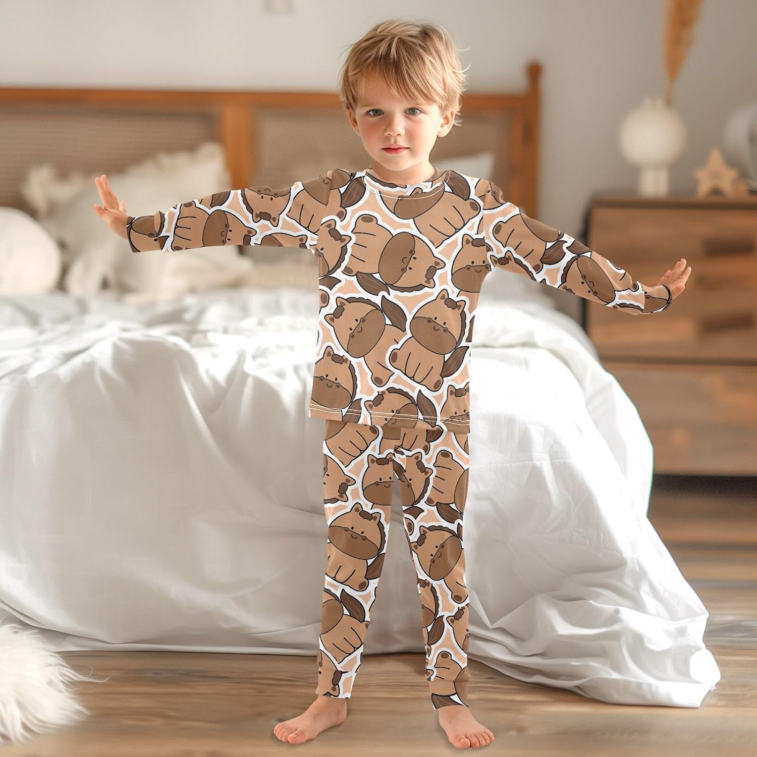 Soft and comfortable Pajama Set for Kids ages 18M-8Y