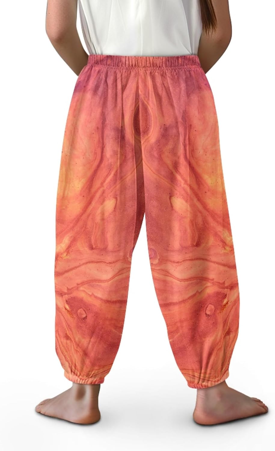 TENMET Little Kids Bohemian Beach Yoga Pants - Fun for Ages 3-10