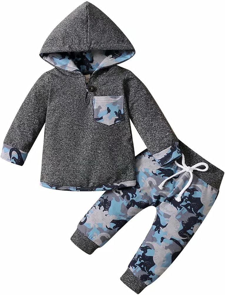 Stylish Tepuce Baby Boy Fall Winter Outfit with Extra Pocket and Camouflage Design