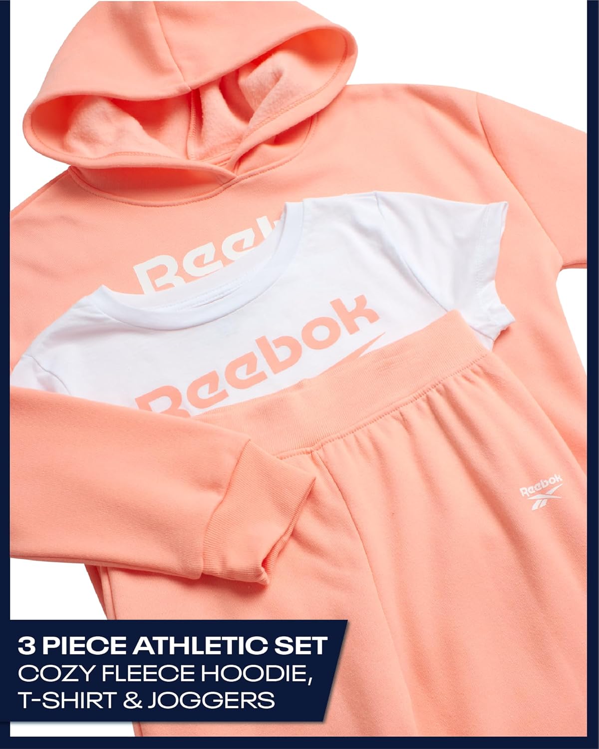 Reebok Girls 3-Piece Activewear Set - 4-12