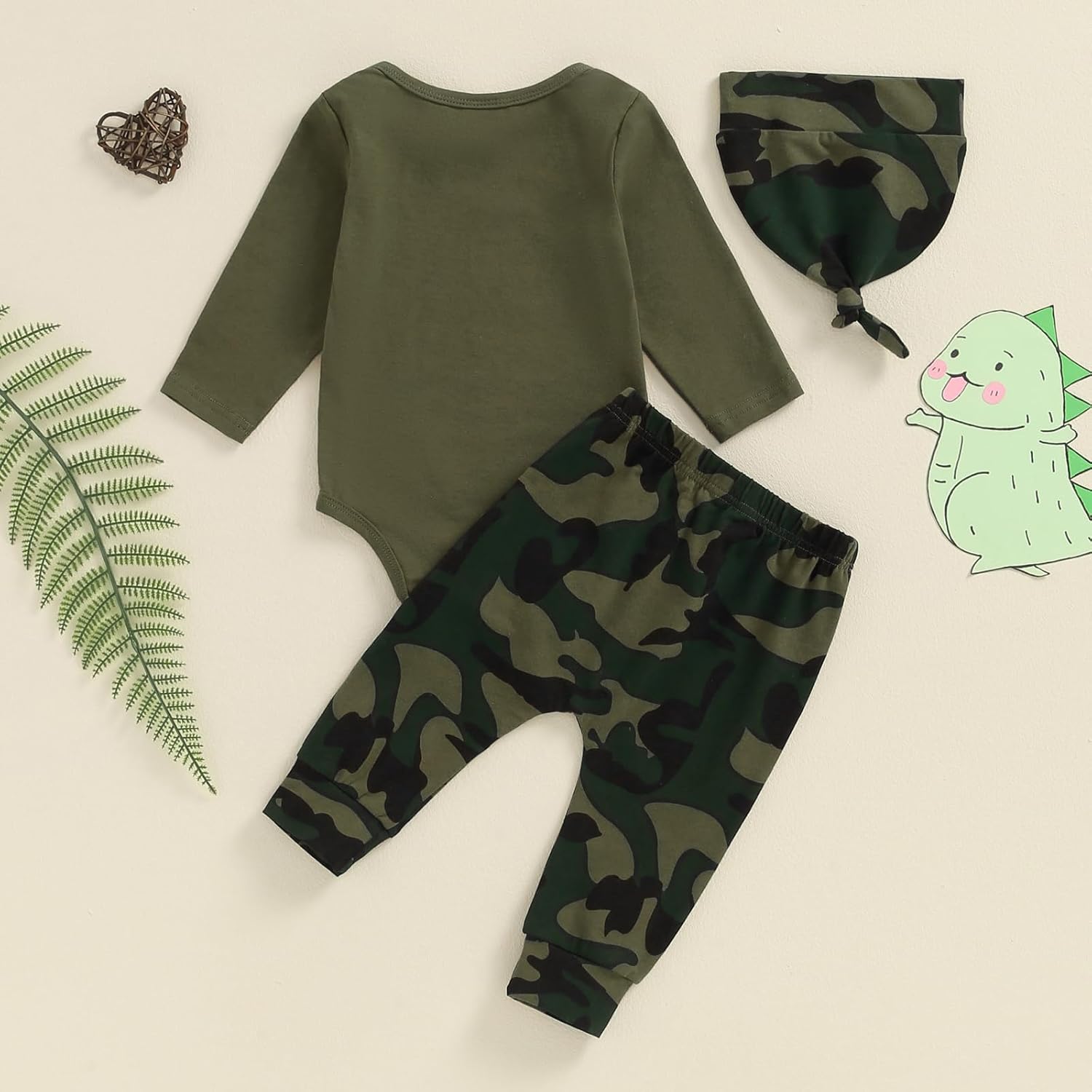 Newborn Baby Boy Coming Home Outfit Camo Columbia Set