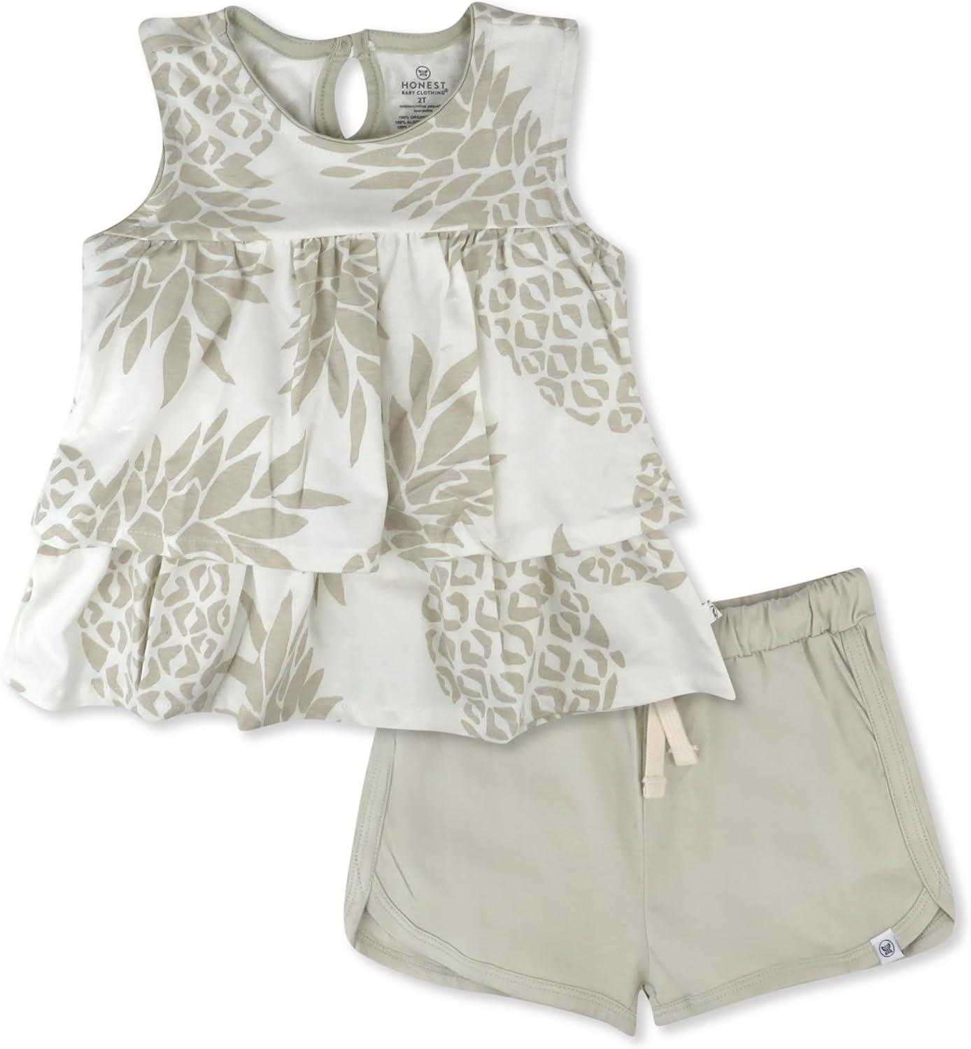 Organic 100 Cotton Toddler Outfit GOTS Certified Soft Stretchy
