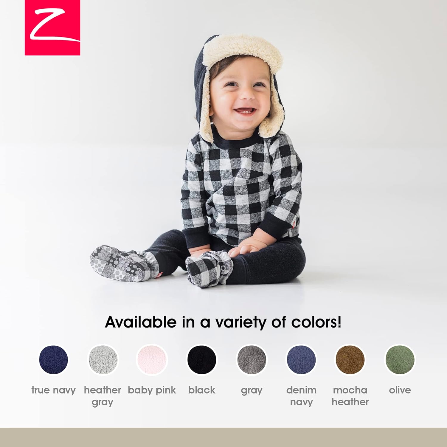 Zutano Cozie Fleece Unisex Toddler and Baby Trapper Hat