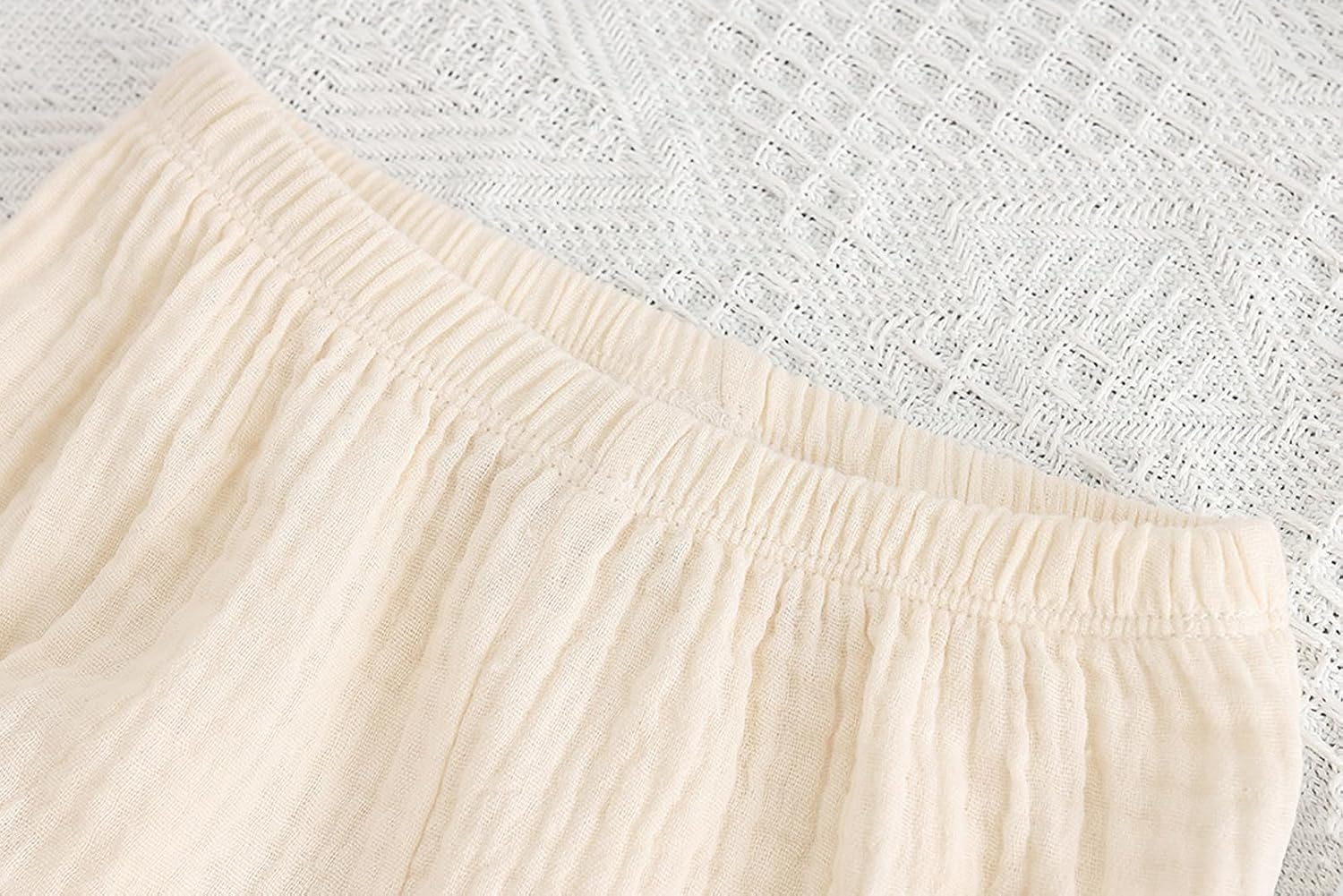 3-Pack Cotton Linen Baby Shorts Light breathable for Summer