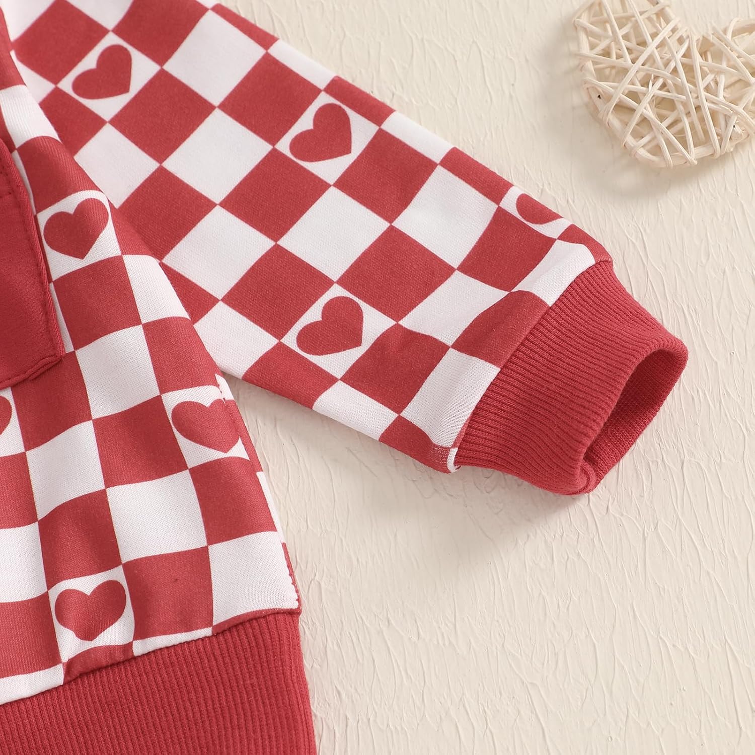 Valentines Heart Baby Boy Outfit