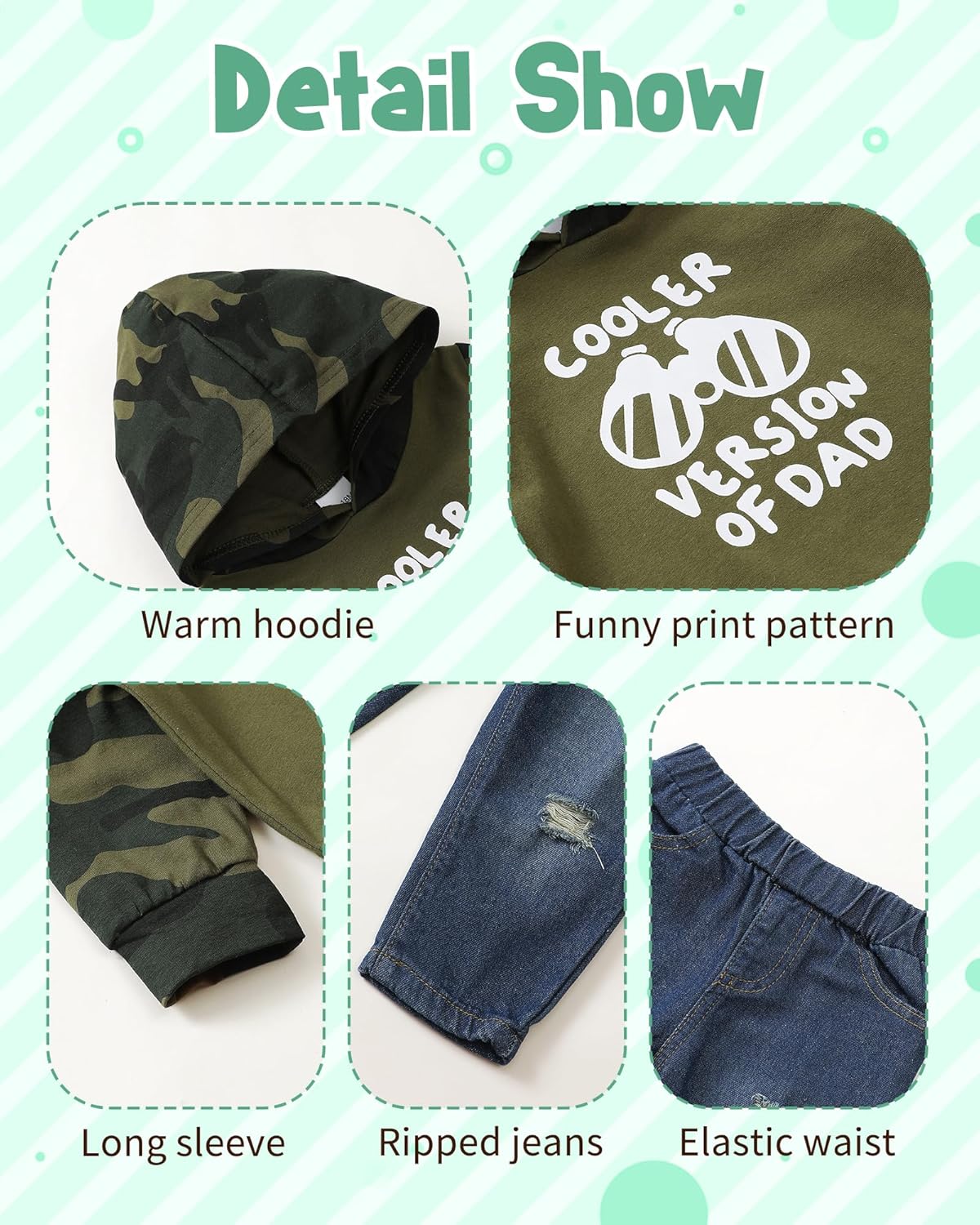 NZRVAWS Baby Boy Clothes Set Fall Winter