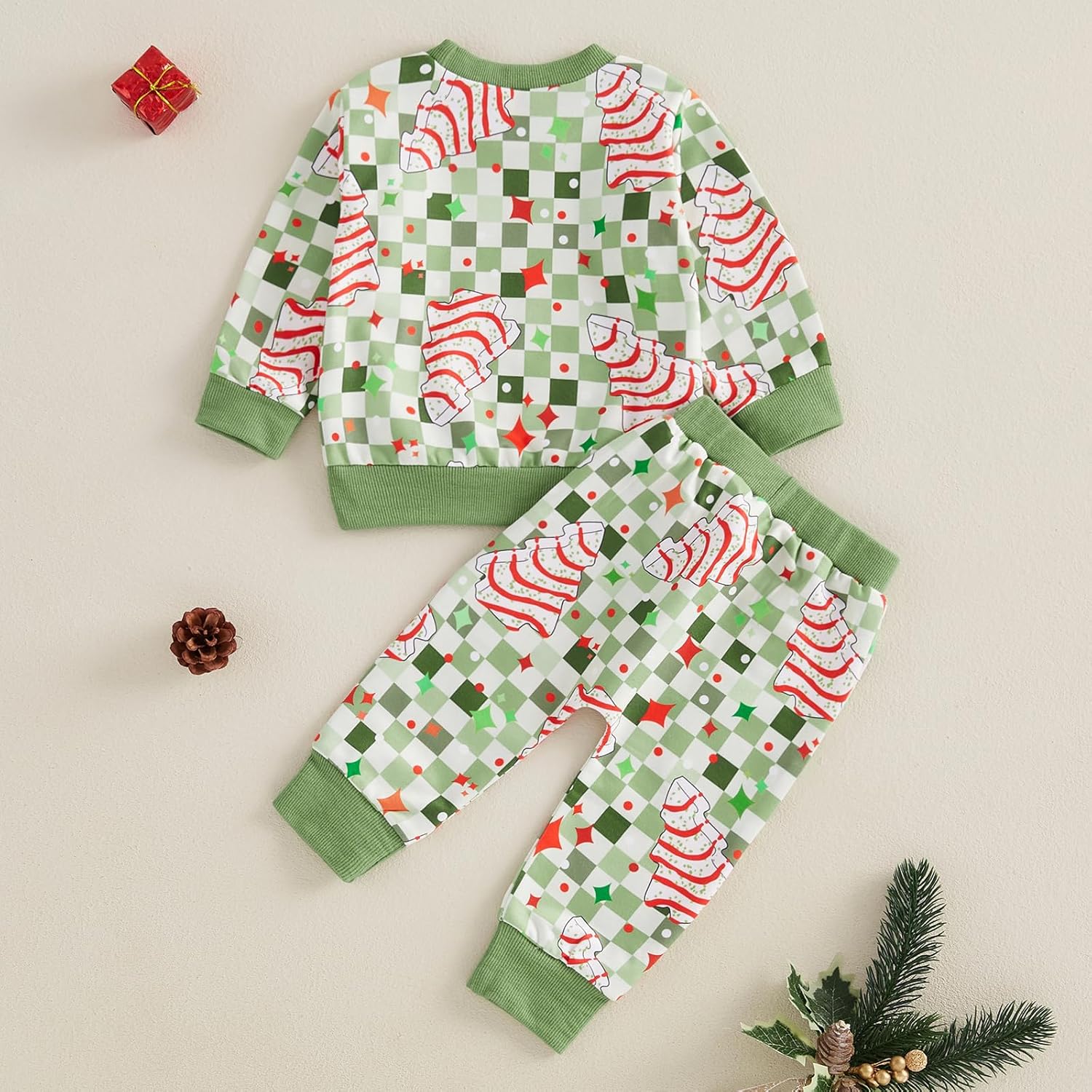 Christmas Toddler Boy Outfit Gingerbread theme