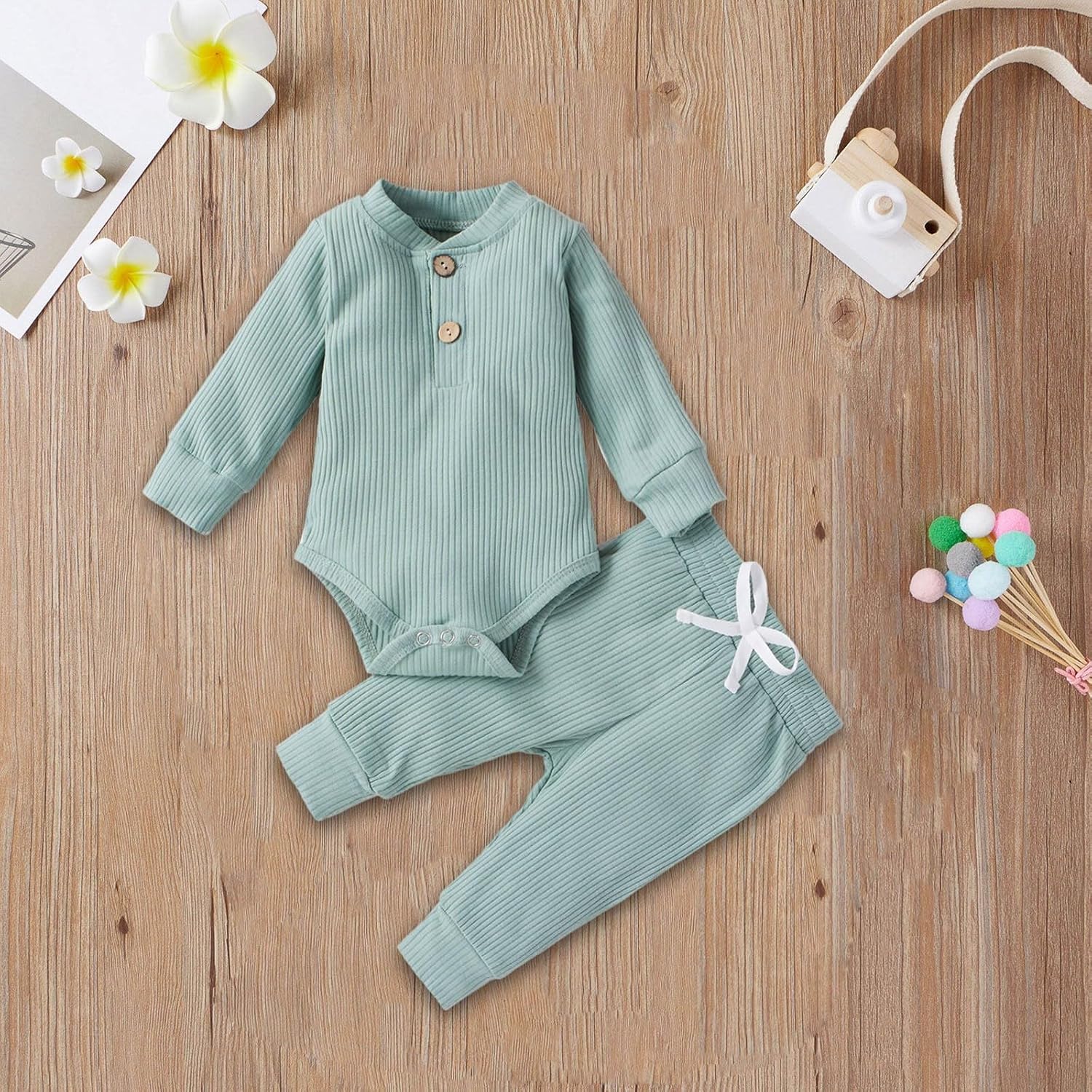 Newborn Baby Bodysuit Set