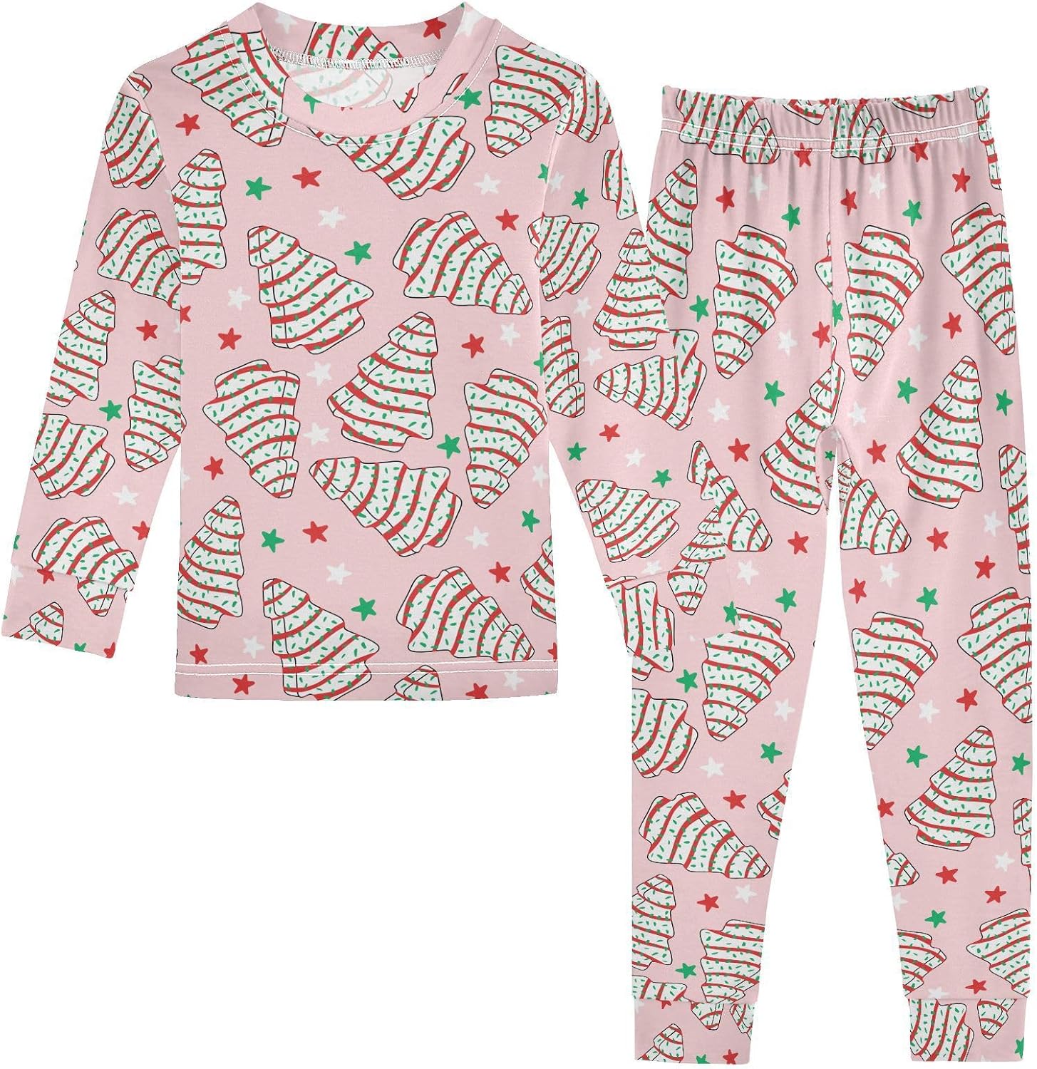 WIFIU Soft Cotton Pajama Set for Kids 2 Piece