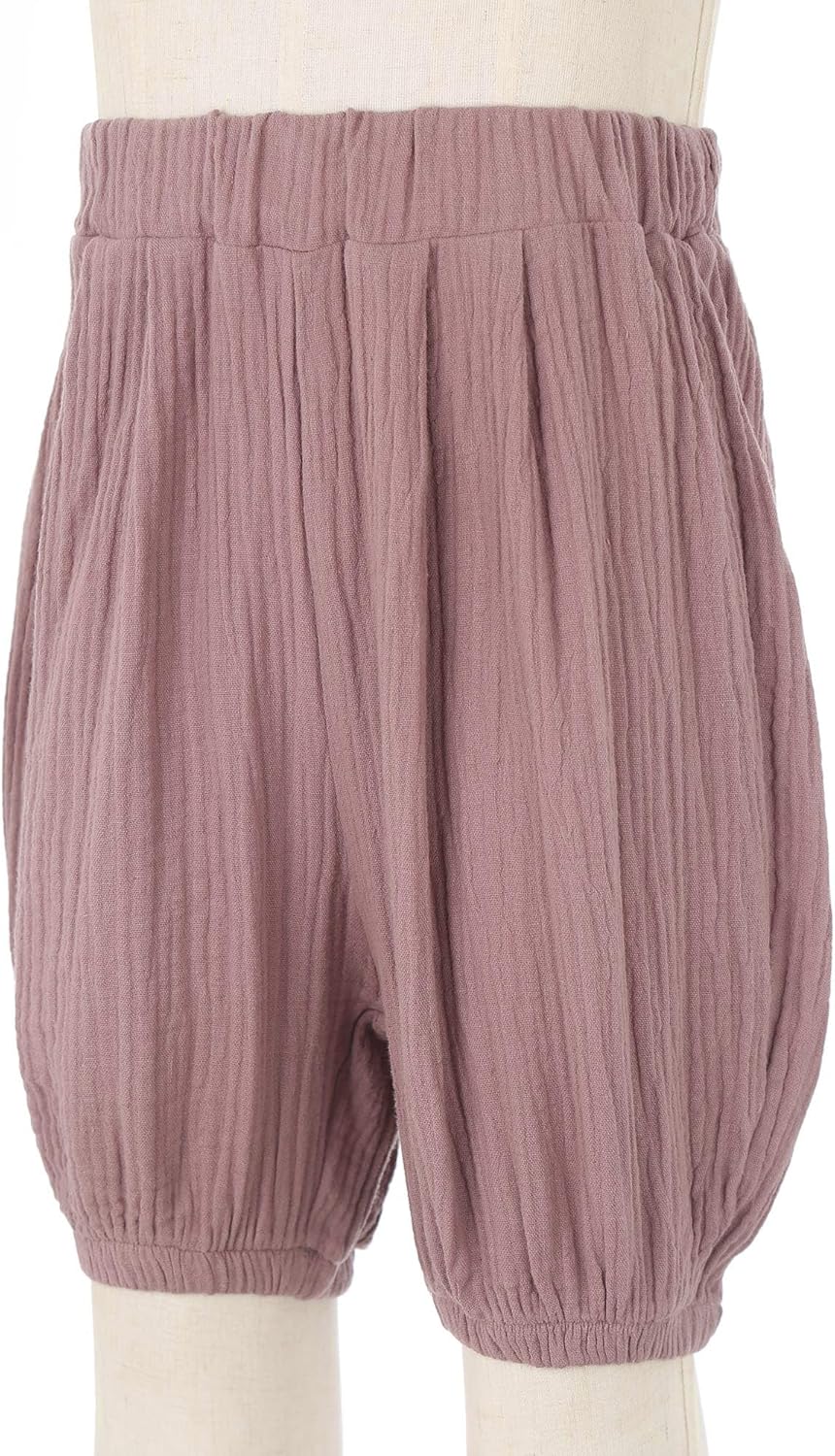 Soft Cotton baby shorts with Elastic Waist for Toddlers and Babies
