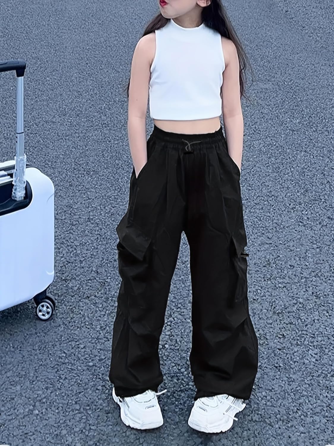 Girls Cargo Jogger Pants for Adventure
