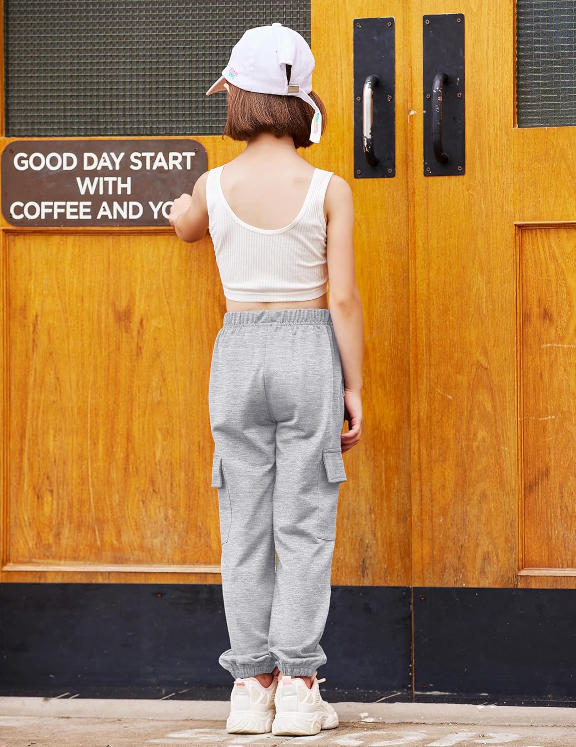 Arshiner Girls Joggers - Soft Breathable Perfect Fit