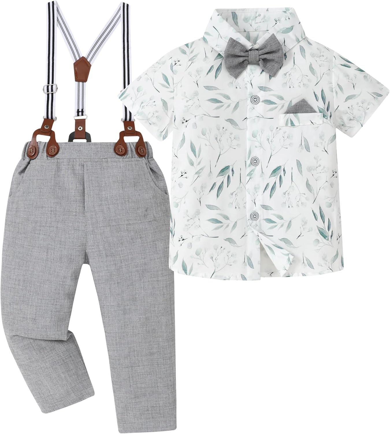 DISAUR Toddler Boy Formal Suit Set for Boys 1-6 Years