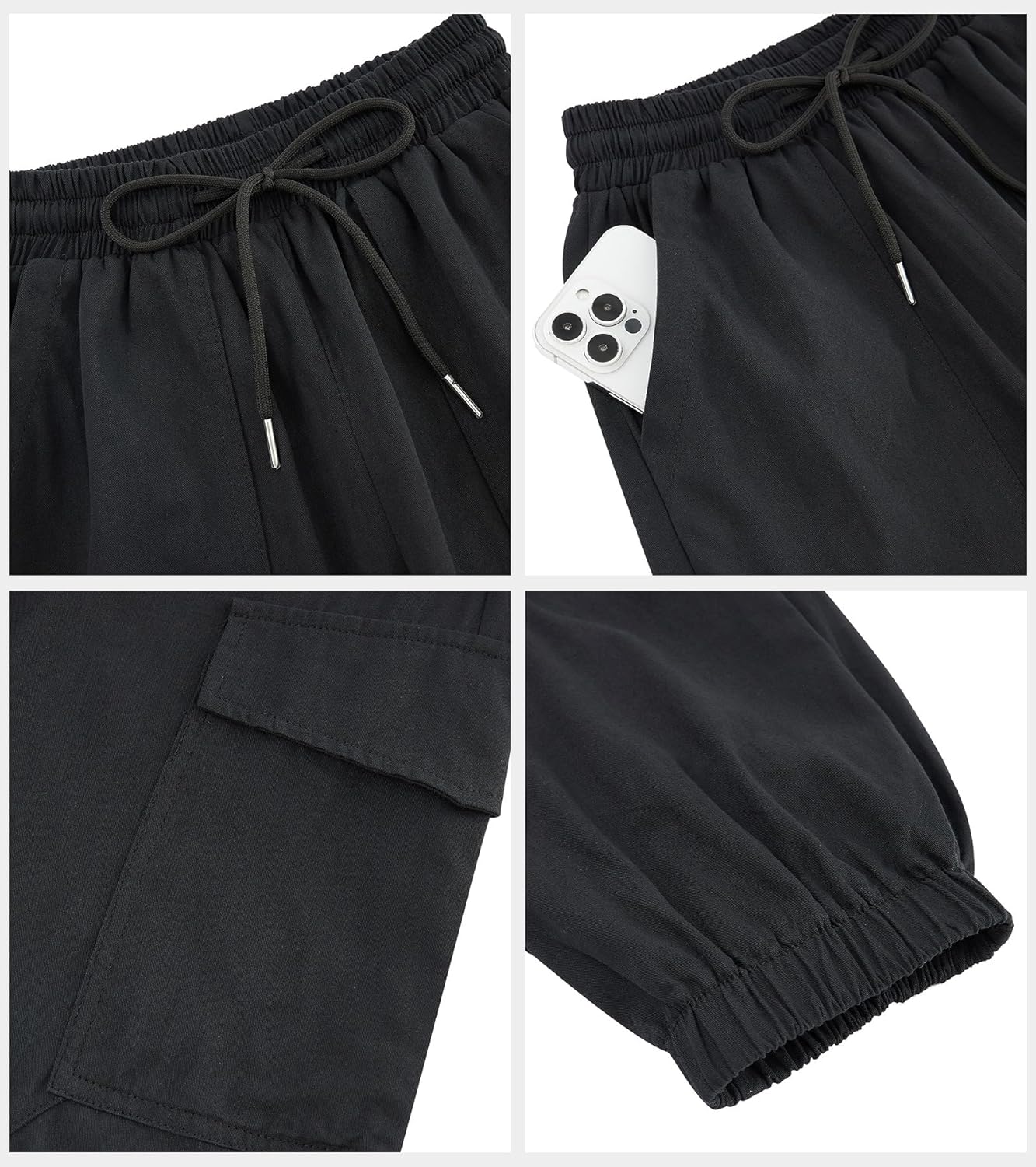 High-Quality Girls Cargo Joggers