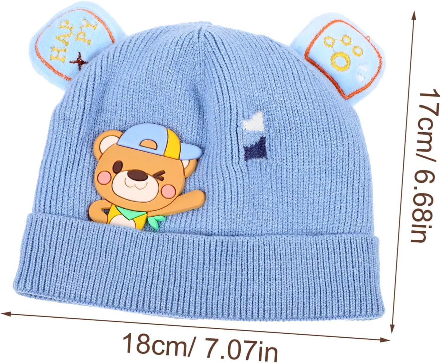 SHOWERORO Unisex Knitted Baby Beanie Hat - Soft and Warm